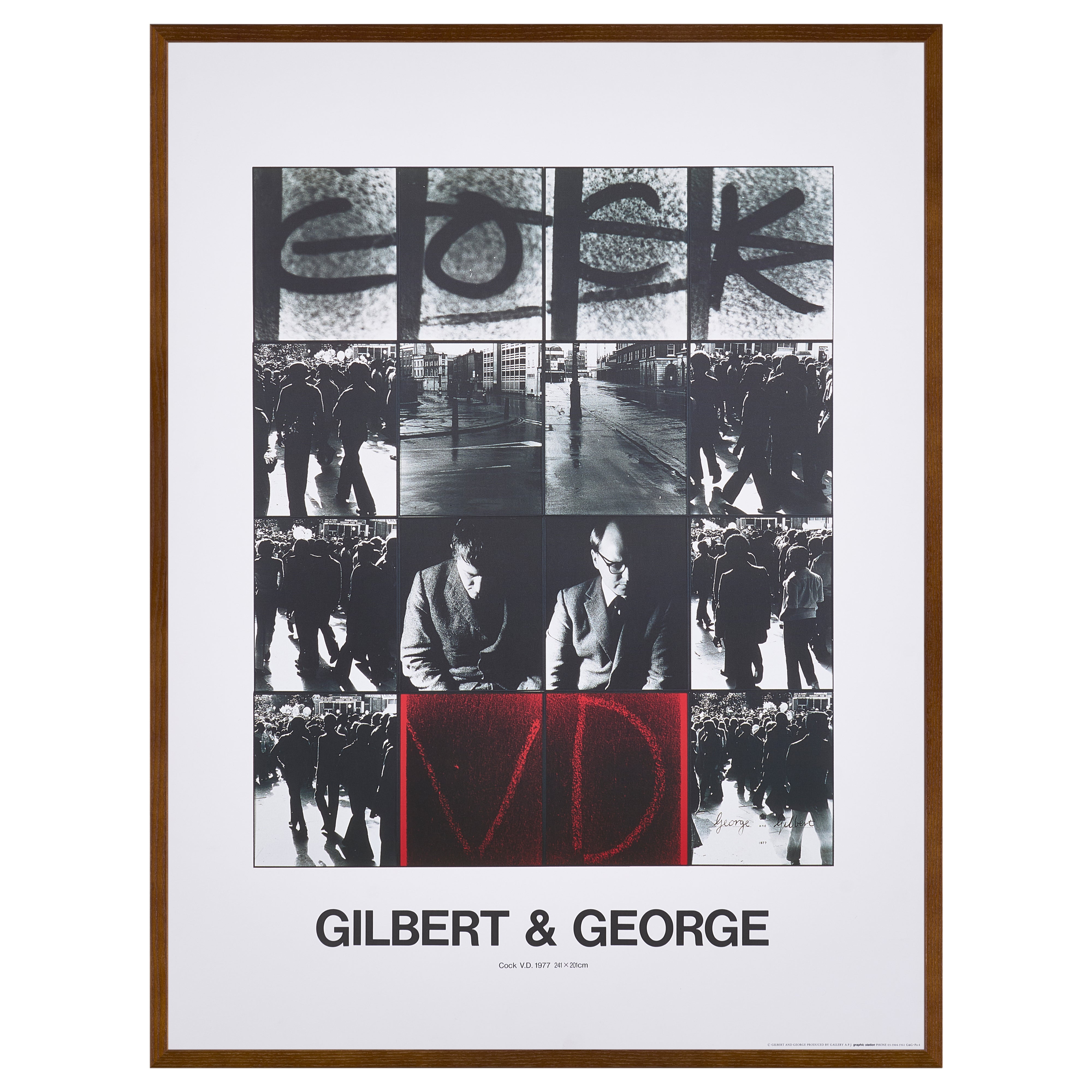 【限定10枚】Cock V.D. 1977 - printed in 1990s / ギルバート&ジョージ