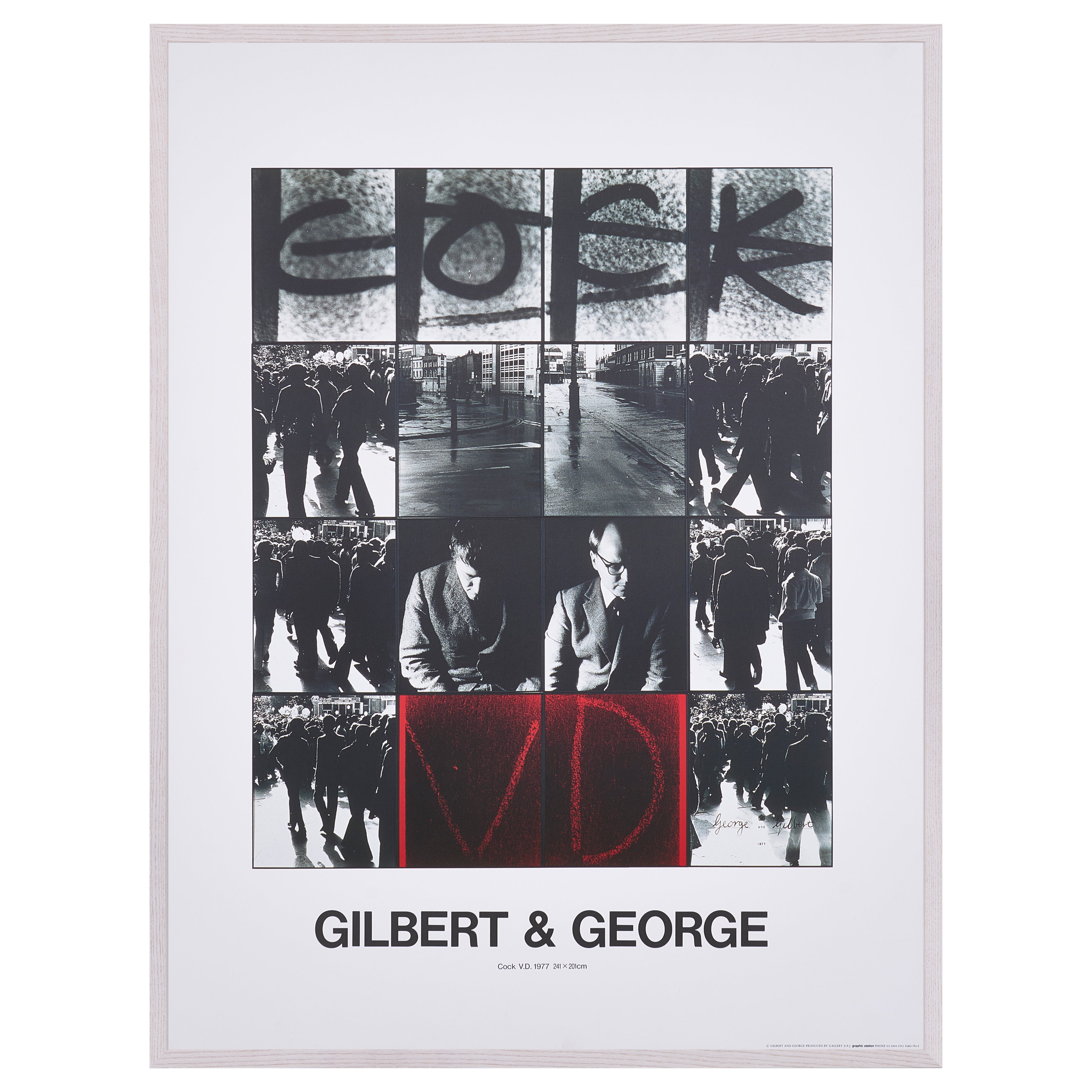 【限定10枚】Cock V.D. 1977 - printed in 1990s / ギルバート&ジョージ
