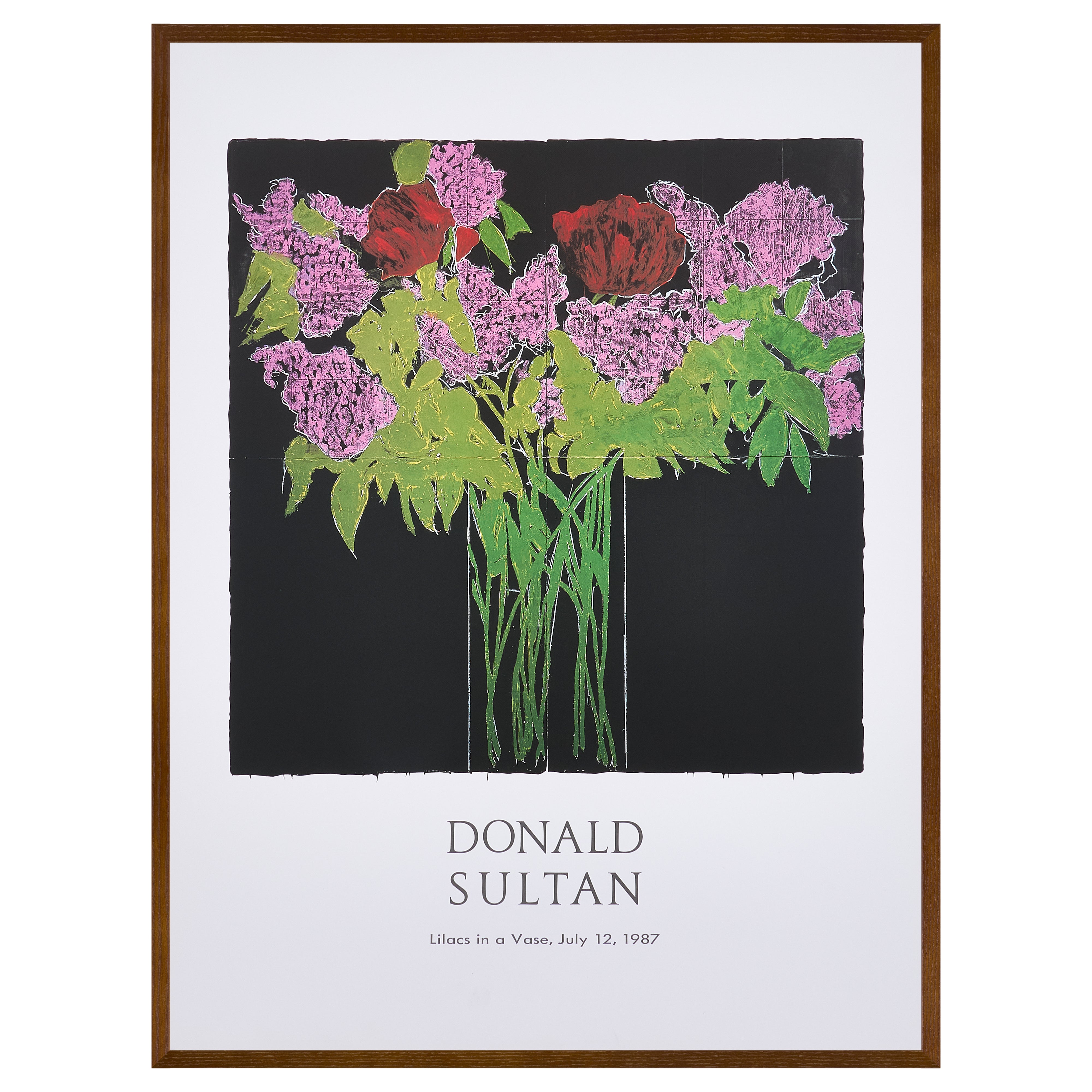【限定30枚】Lilacs in a Vase 1987 -Gallery A.P.J. 1990s / ドナルド・サルタン