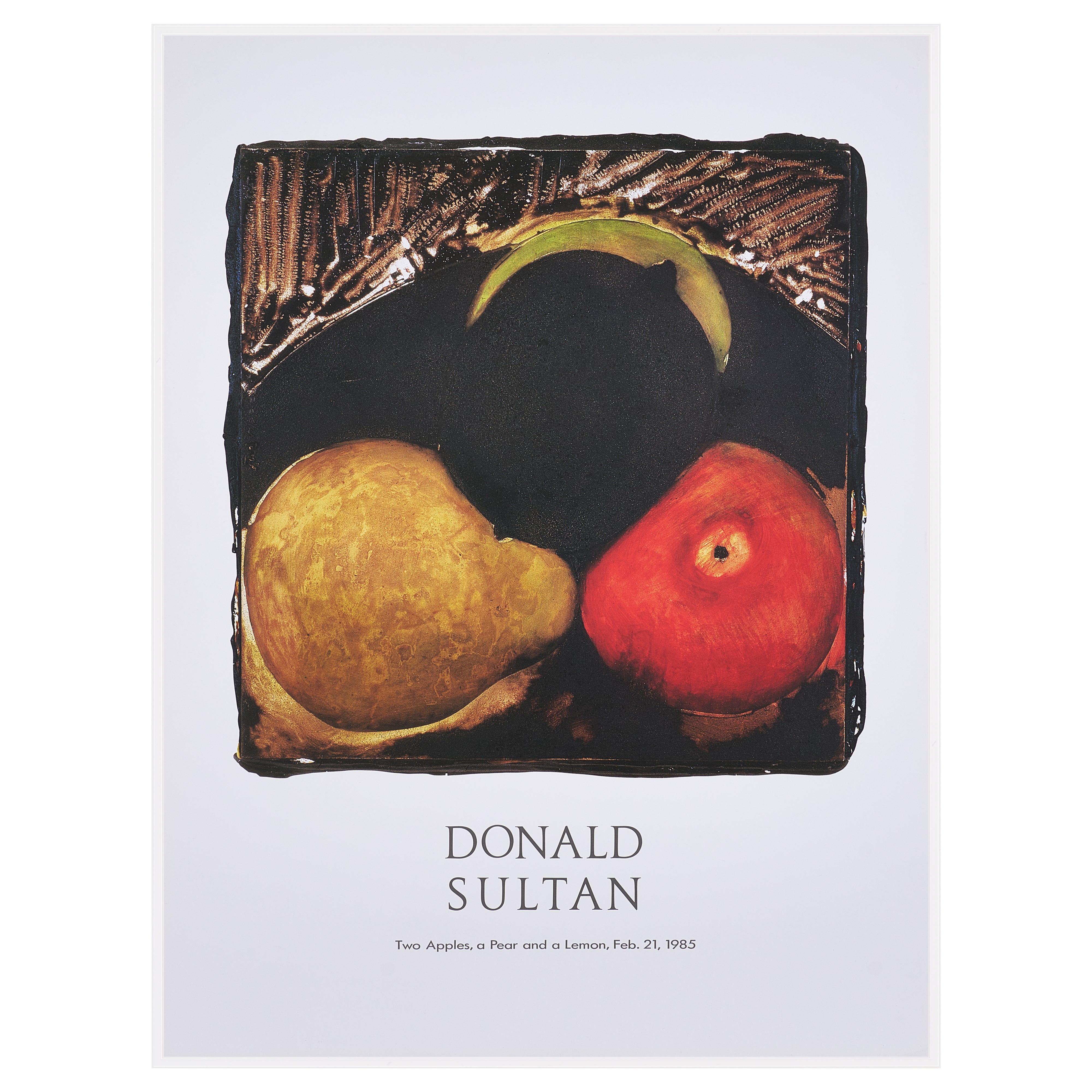 【限定30枚】Two Apples, a Pear and a Lemon 1985 - Gallery A.P.J. 1990s / ドナルド・サルタン
