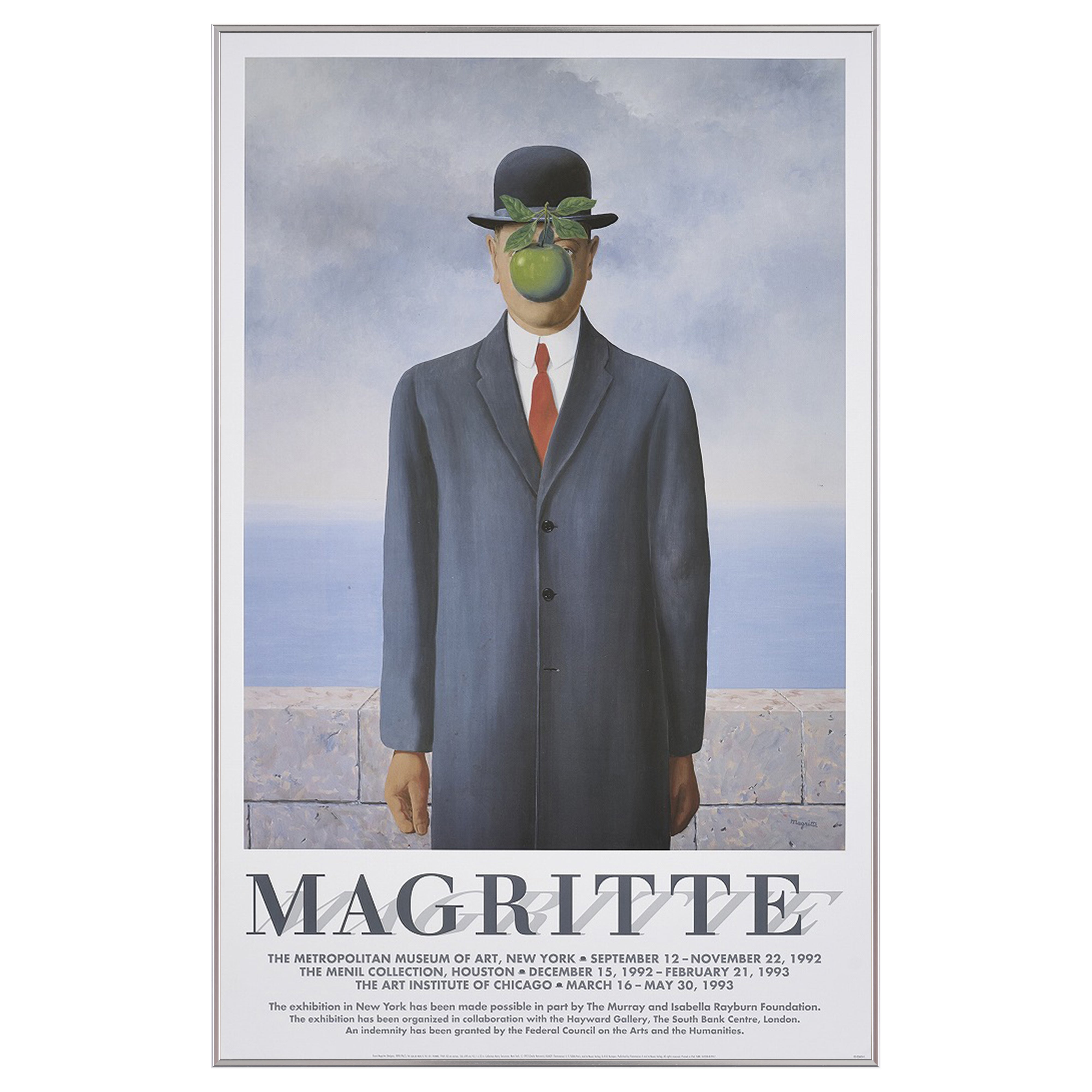 【限定10枚】The Son of Man 1964 - Ehnibition in U.S.A. 1992-1993 / ルネ・マグリット