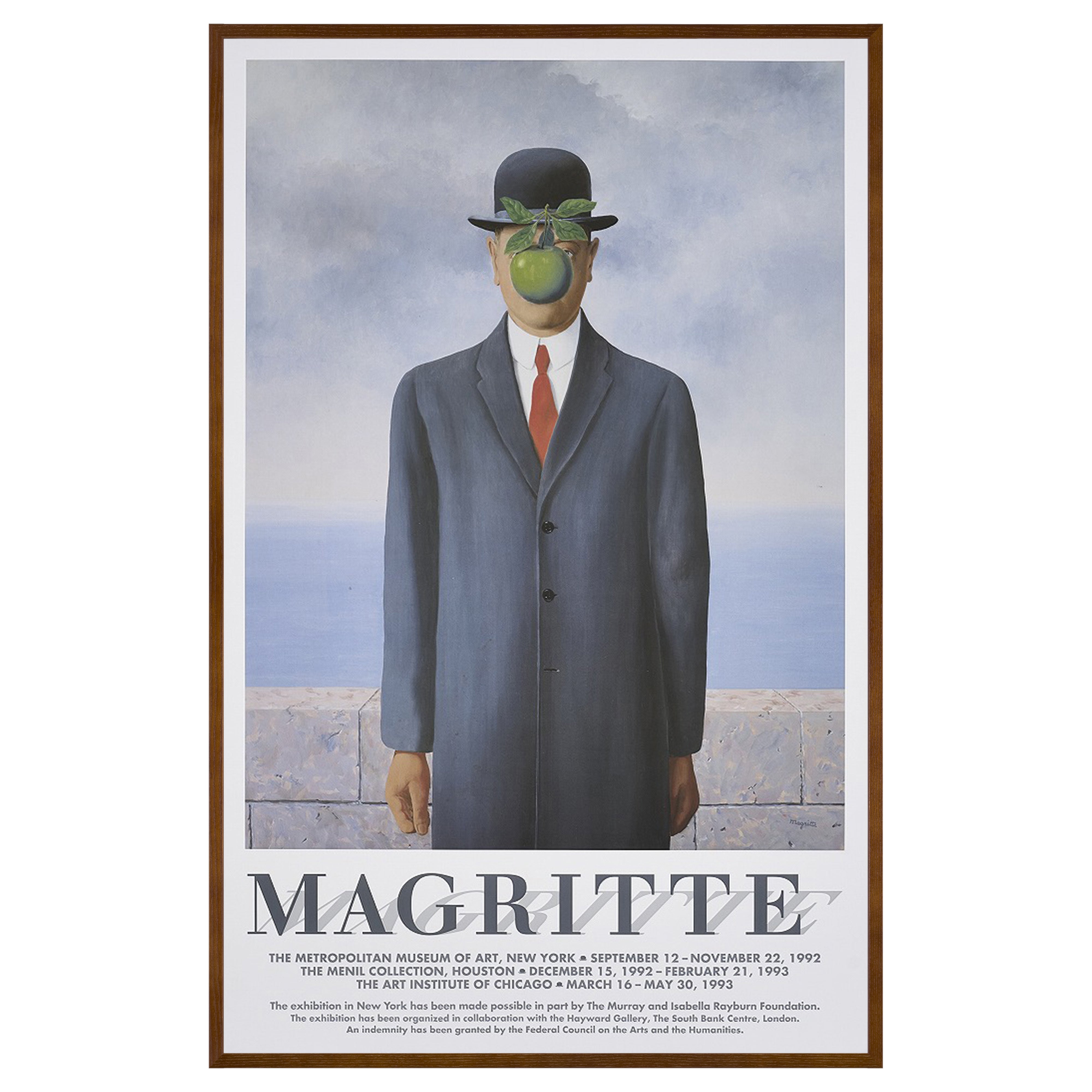 【限定10枚】The Son of Man 1964 - Ehnibition in U.S.A. 1992-1993 / ルネ・マグリット