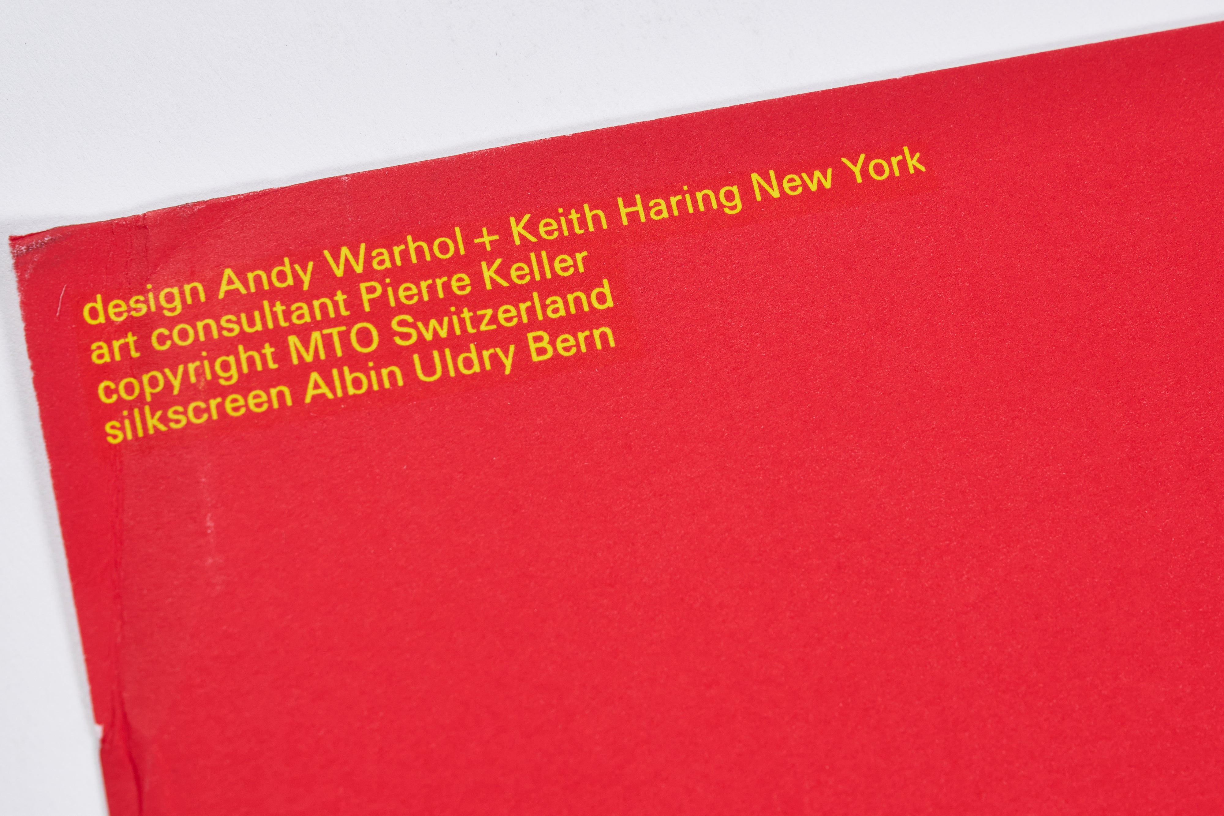 完売【限定1枚】MONTREUX JAZZ FESTIVAL 1986 / キース・へリング&アンディ・ウォーホル