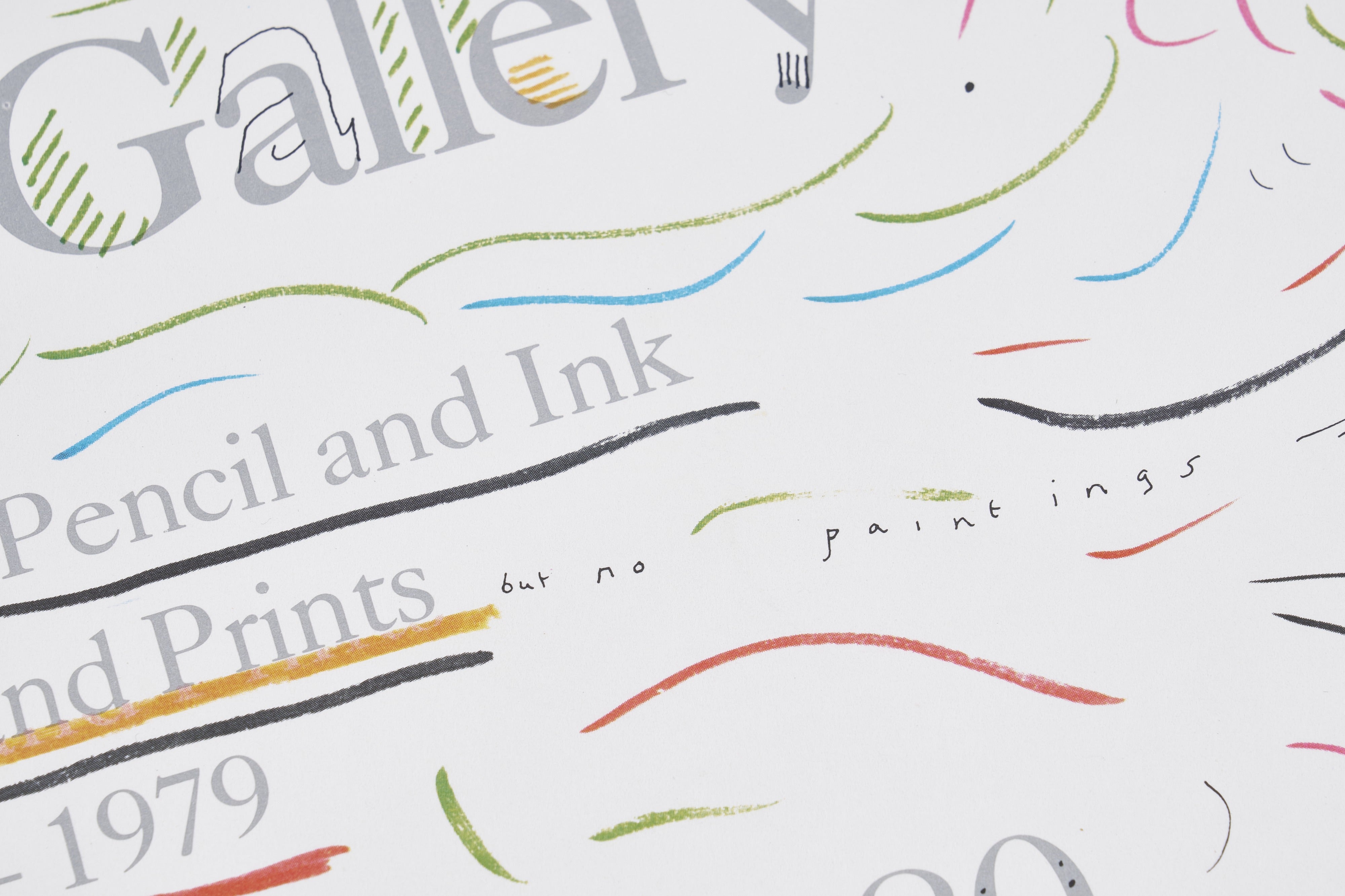 【限定10枚】Celia in Black Dress with White Flowers 1972 - TATE GALLERY 1980 / デイヴィッド・ホックニー