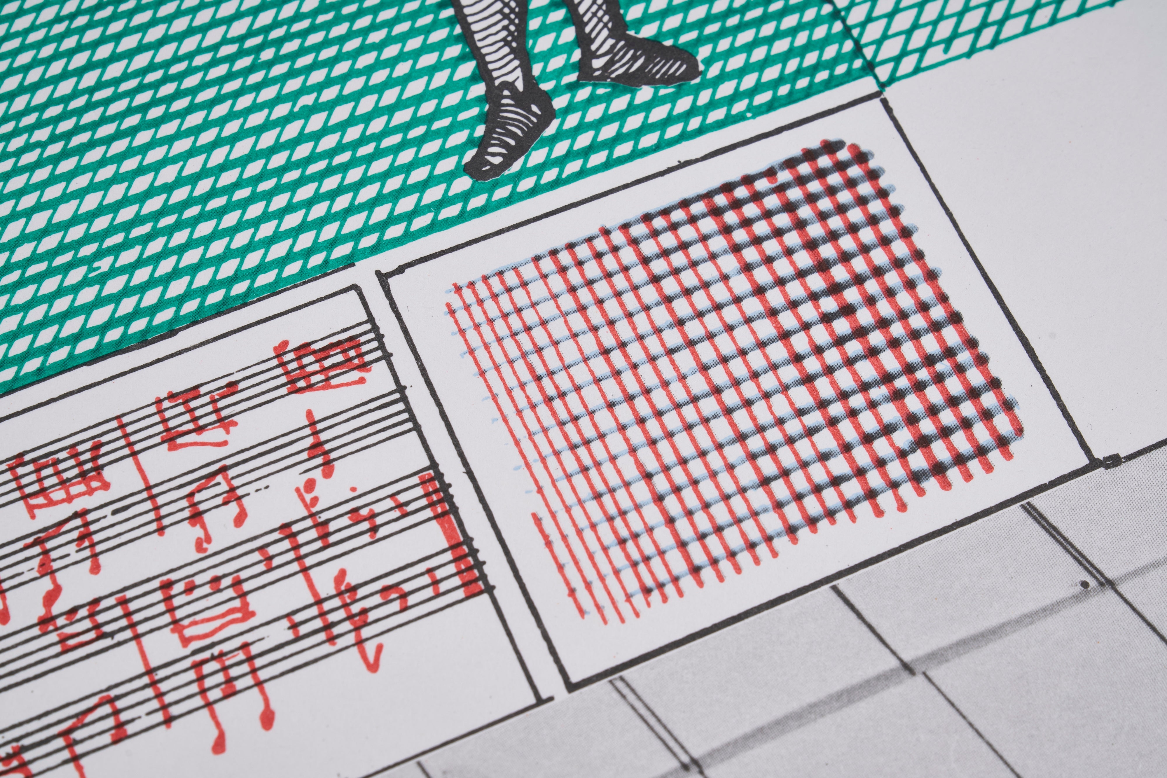 【限定10枚】Drop Curtain for ”The Rake's Progress" 1975-1979 - Ashmolean Museum 1979 / デイヴィッド・ホックニー