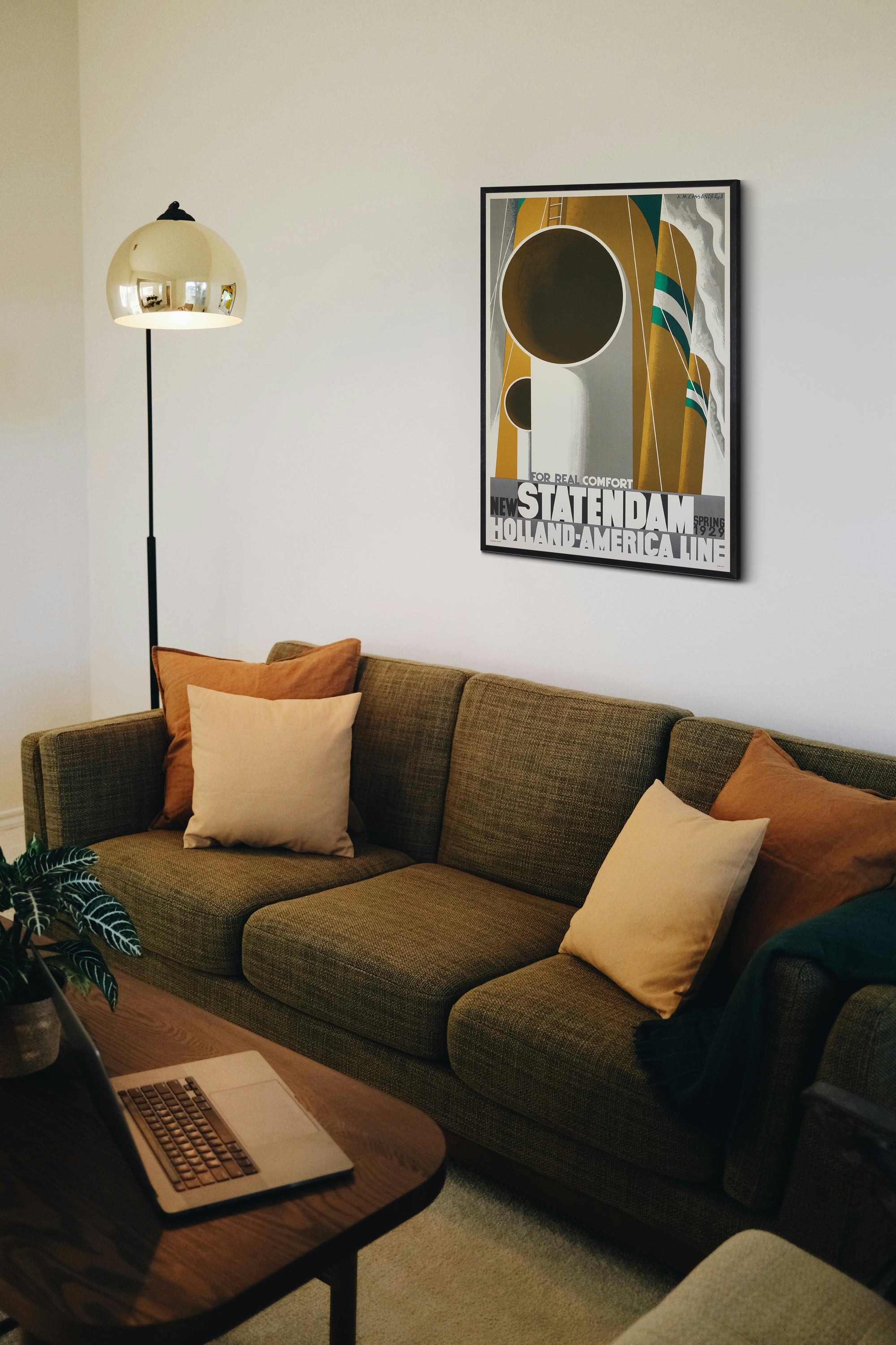 【限定5枚】"STATENDAM" HOLLAND-AMERICA LINE 1928 - SOHO PRINT EDITIONS 1990s / アドルフ・ムーロン・カッサンドル