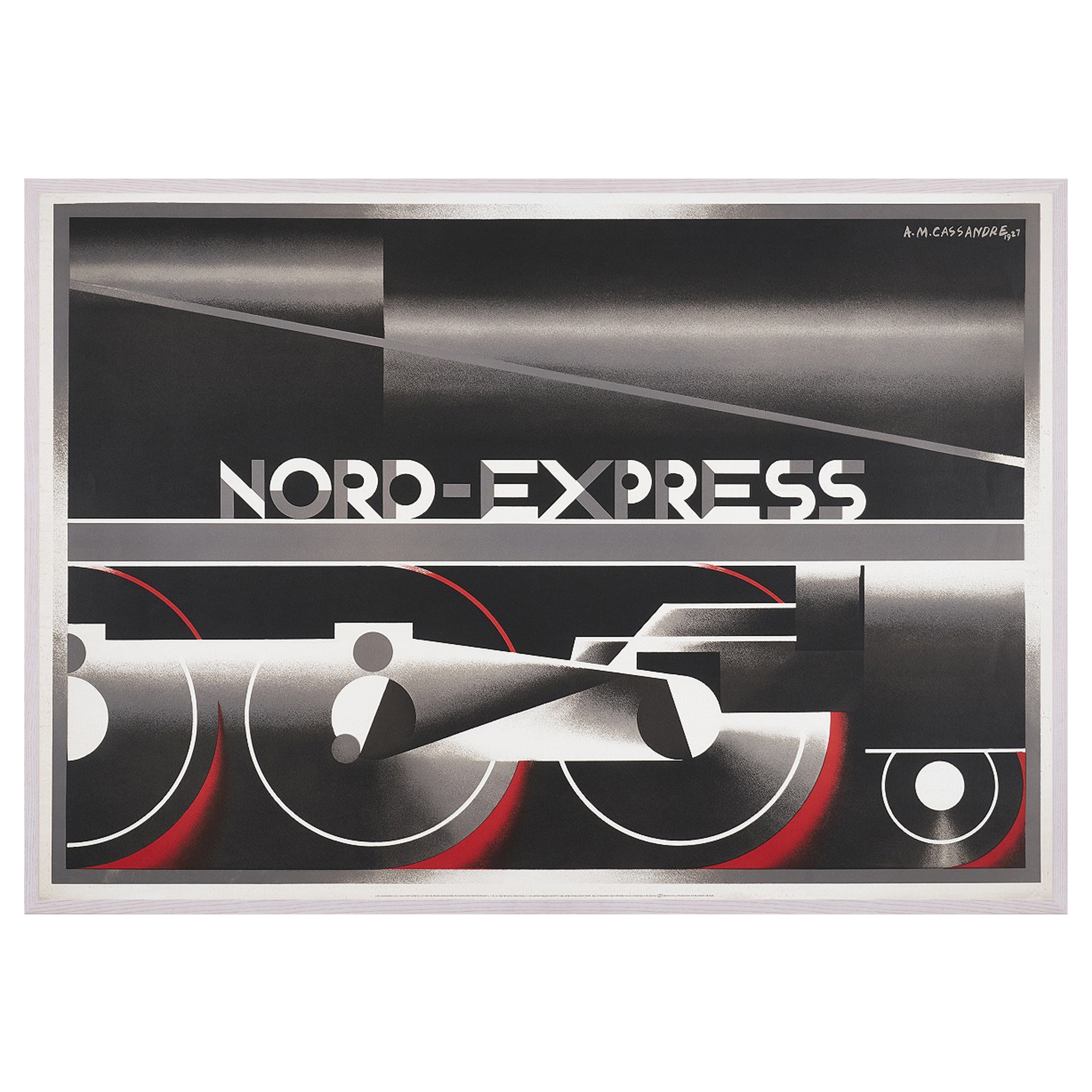 【限定5枚】NORD-EXPRESS 1927 - L’ATELIER MOURLOT 1995 / アドルフ・ムーロン・カッサンドル