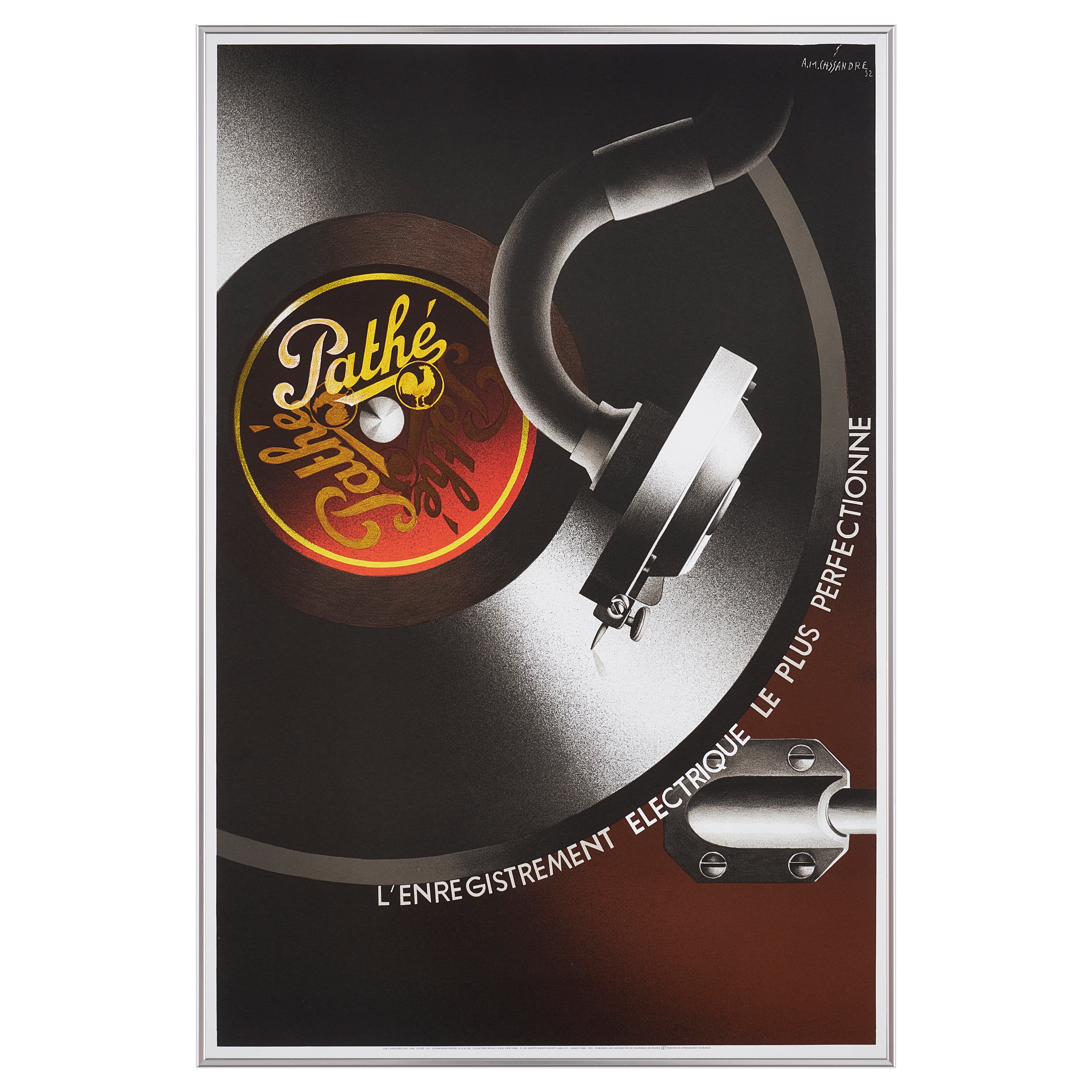 【限定10枚】PATHÉ 1932 - GRAPHIQUE DE FRANCE 1995 / アドルフ・ムーロン・カッサンドル