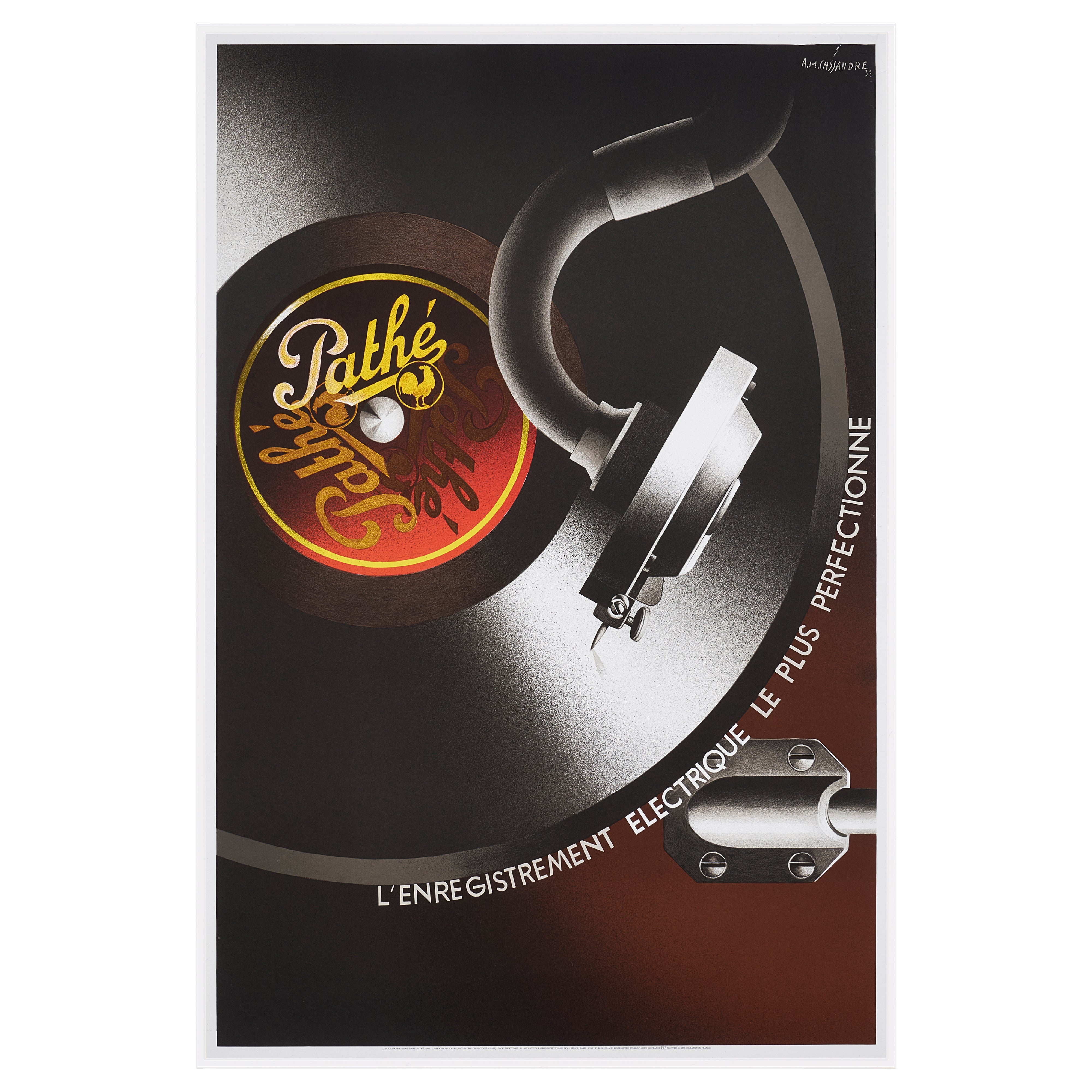 【限定10枚】PATHÉ 1932 - GRAPHIQUE DE FRANCE 1995 / アドルフ・ムーロン・カッサンドル