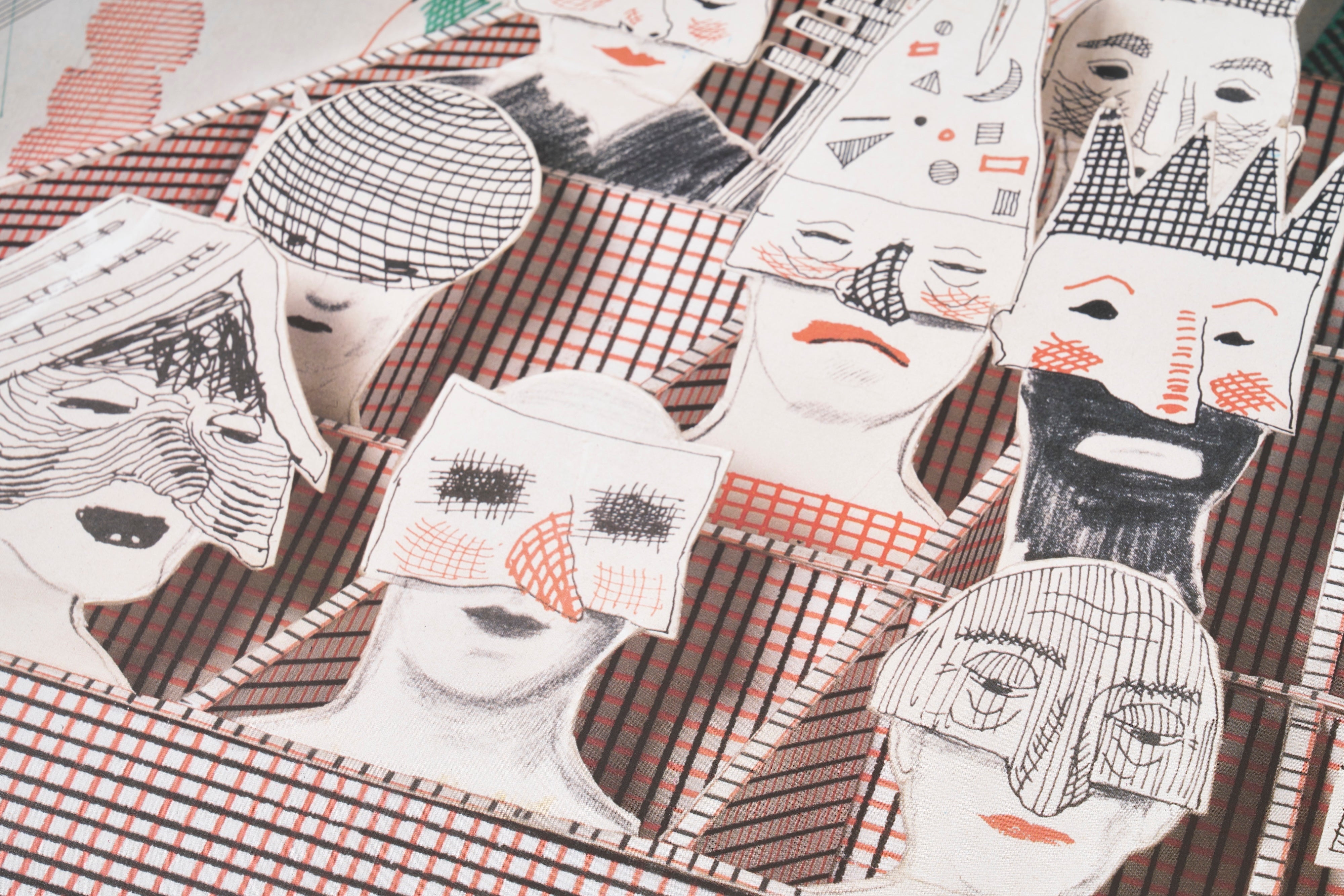 【限定10枚】Detail of Bedlam from ”The Rake's Progress" 1975 - SAN FRANCISCO OPERA 1982 / デイヴィッド・ホックニー