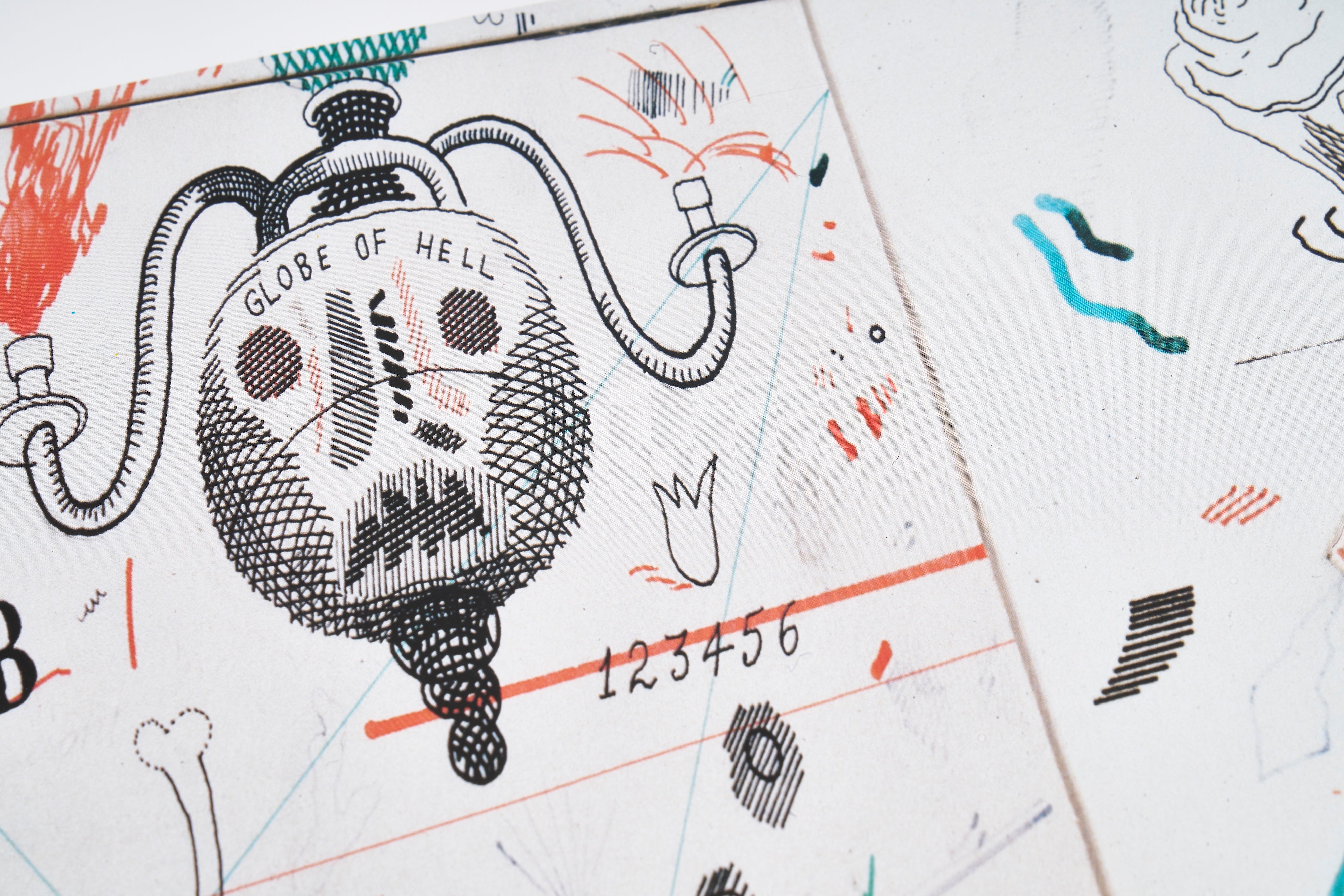 【限定10枚】Detail of Bedlam from ”The Rake's Progress" 1975 - SAN FRANCISCO OPERA 1982 / デイヴィッド・ホックニー