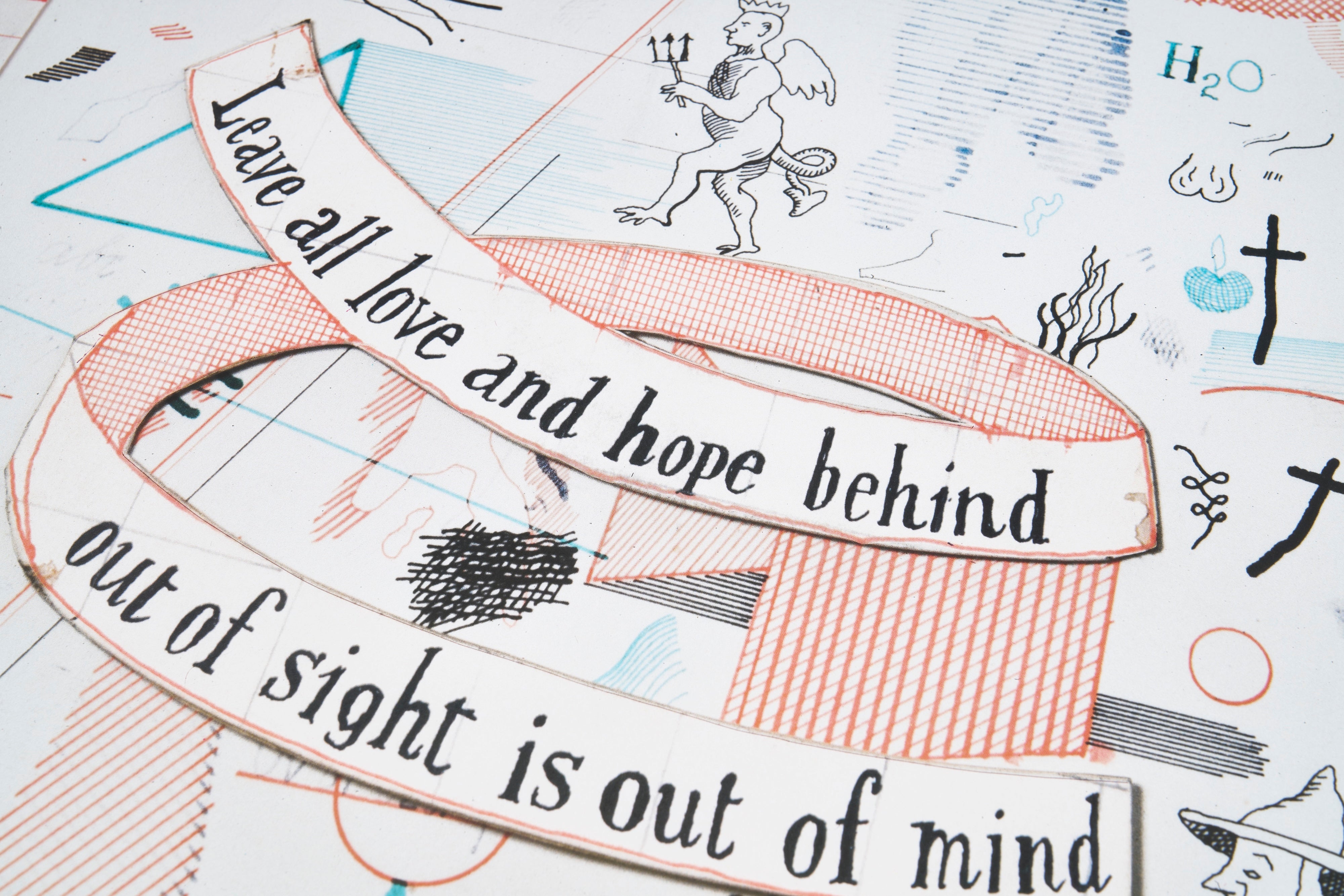 【限定10枚】Detail of Bedlam from ”The Rake's Progress" 1975 - SAN FRANCISCO OPERA 1982 / デイヴィッド・ホックニー