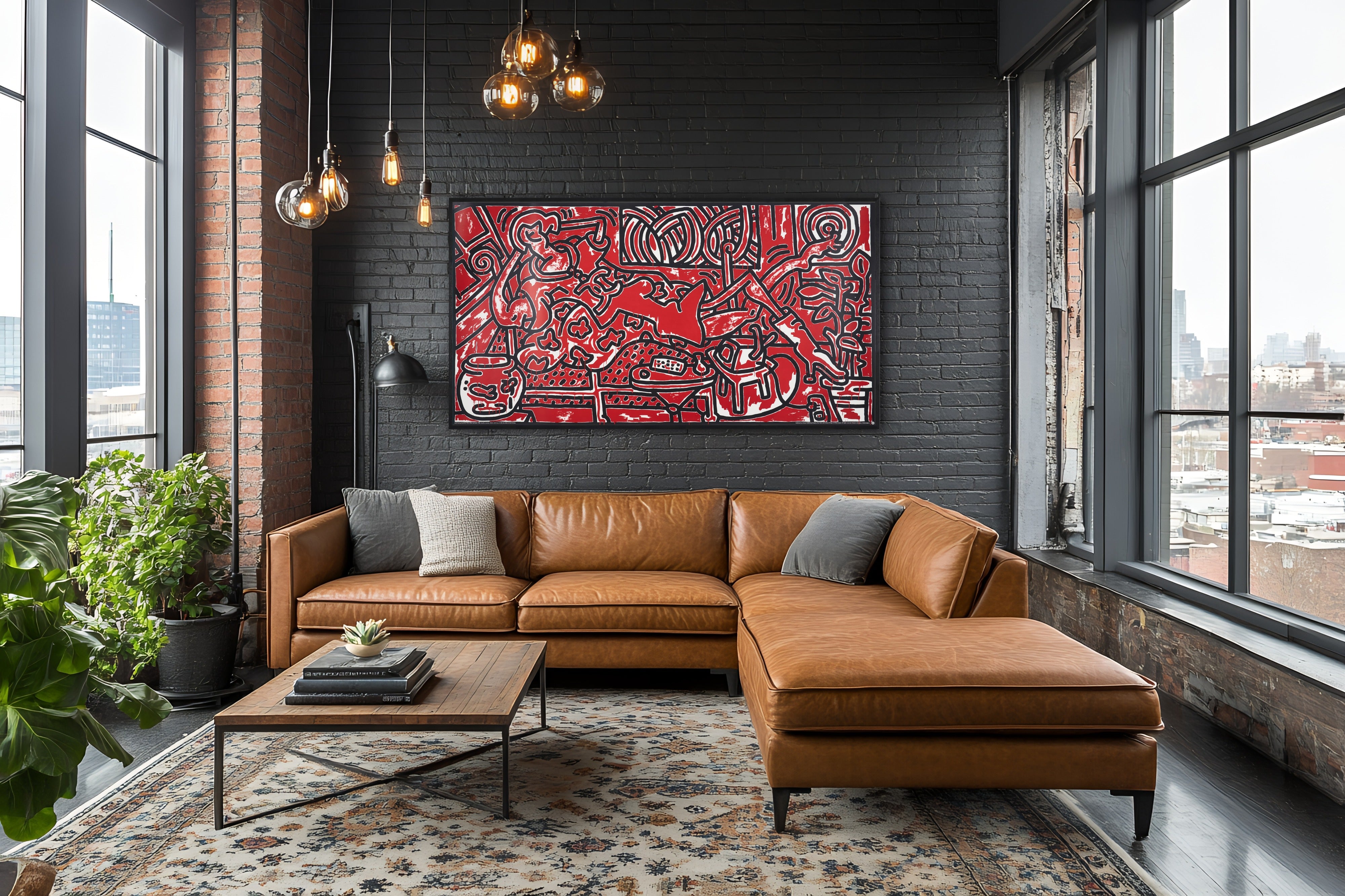 【限定5枚】Red Room 1988 - te Neues Publishing 1993 / キース・へリング