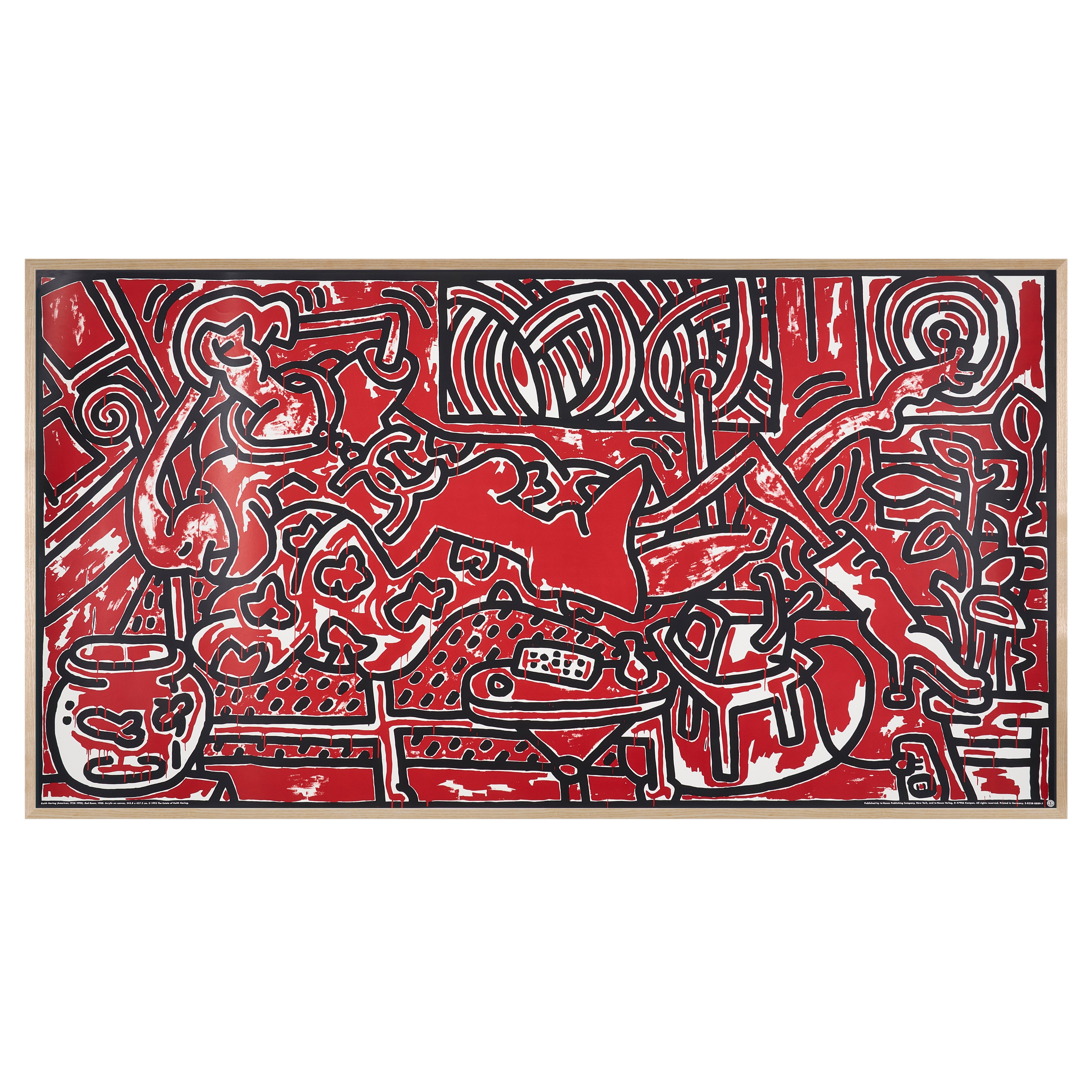 【限定5枚】Red Room 1988 - te Neues Publishing 1993 / キース・へリング