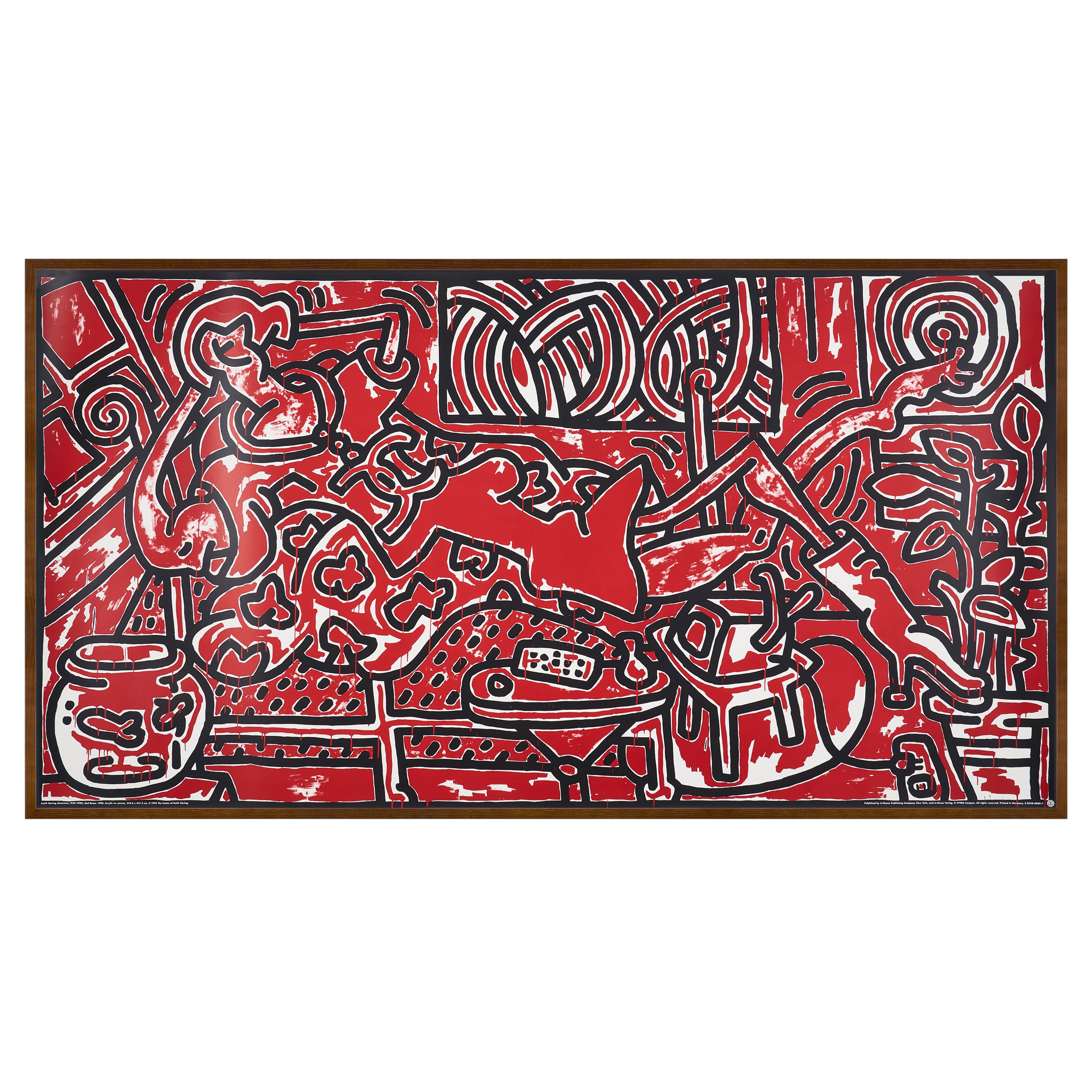 【限定5枚】Red Room 1988 - te Neues Publishing 1993 / キース・へリング