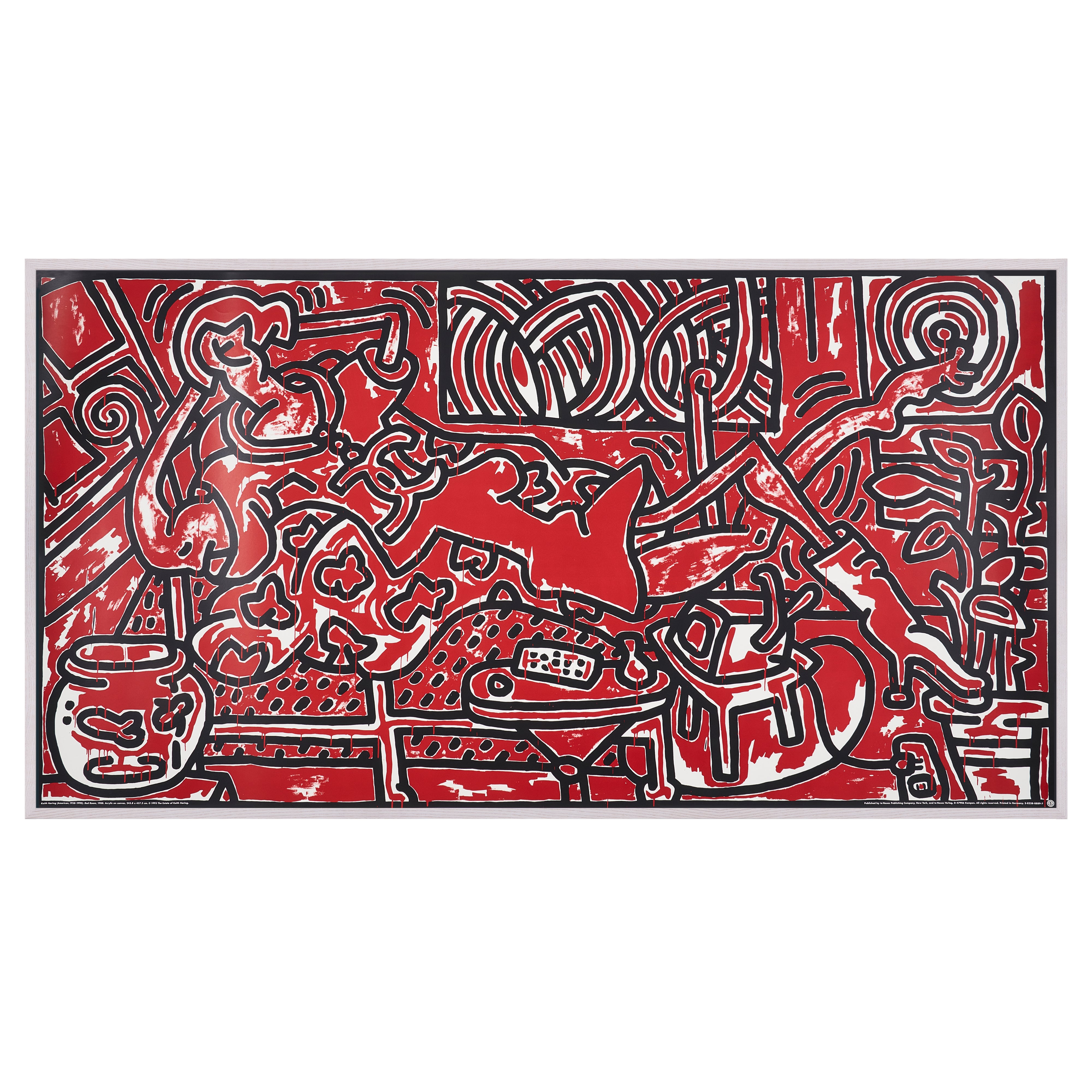 【限定5枚】Red Room 1988 - te Neues Publishing 1993 / キース・へリング