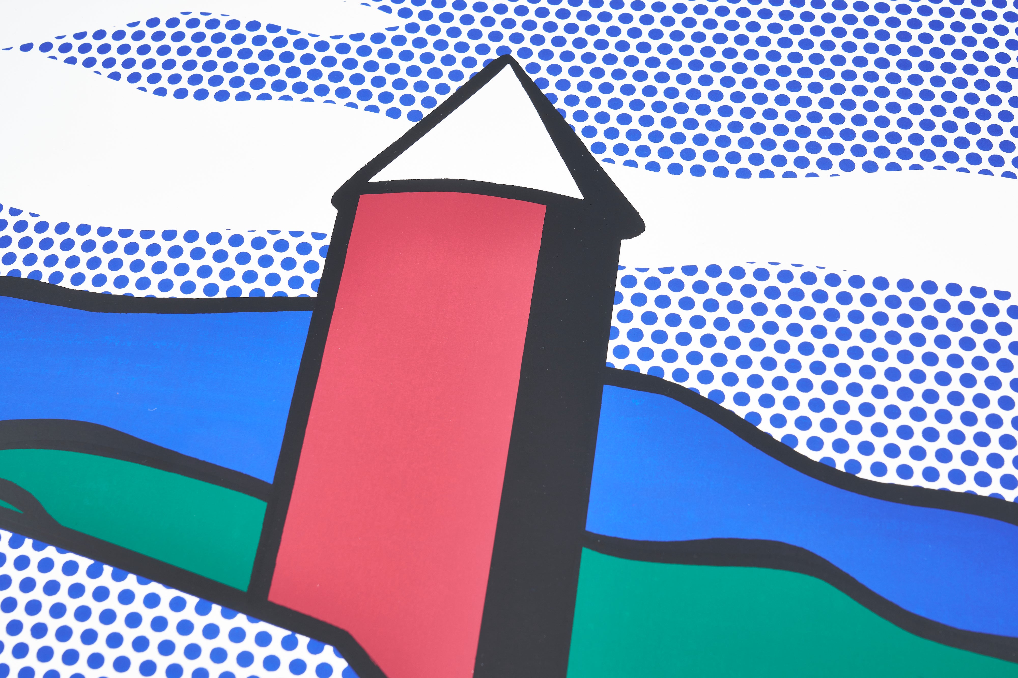 再入荷【限定3枚】RED BARN II 1969 - Museum Ludwig Köln 1989 / ロイ・リキテンスタイン