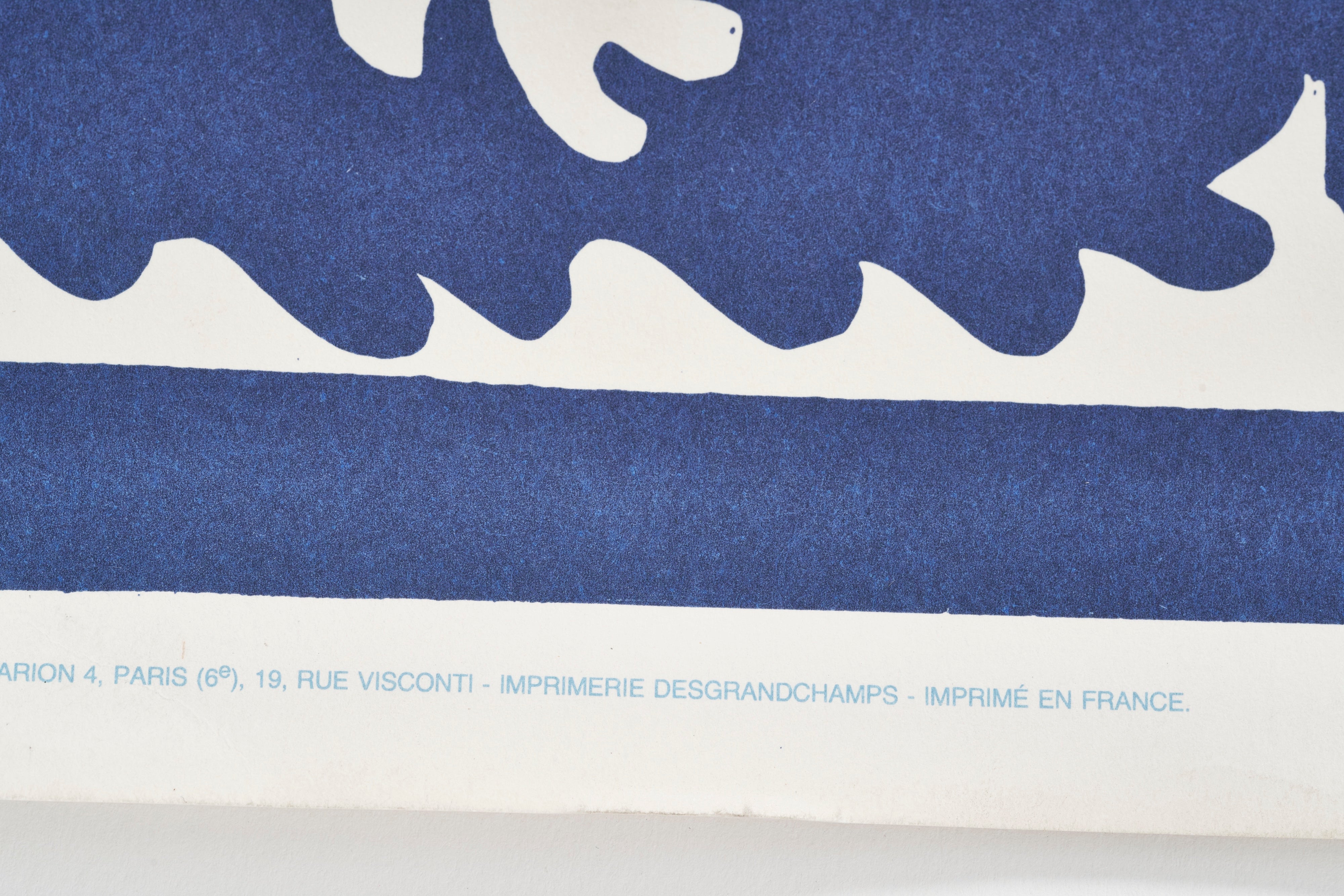 【限定3枚】Polynésie Le Ciel 1946 - SPADEM ET FLAMMARION 1985 / アンリ・マティス