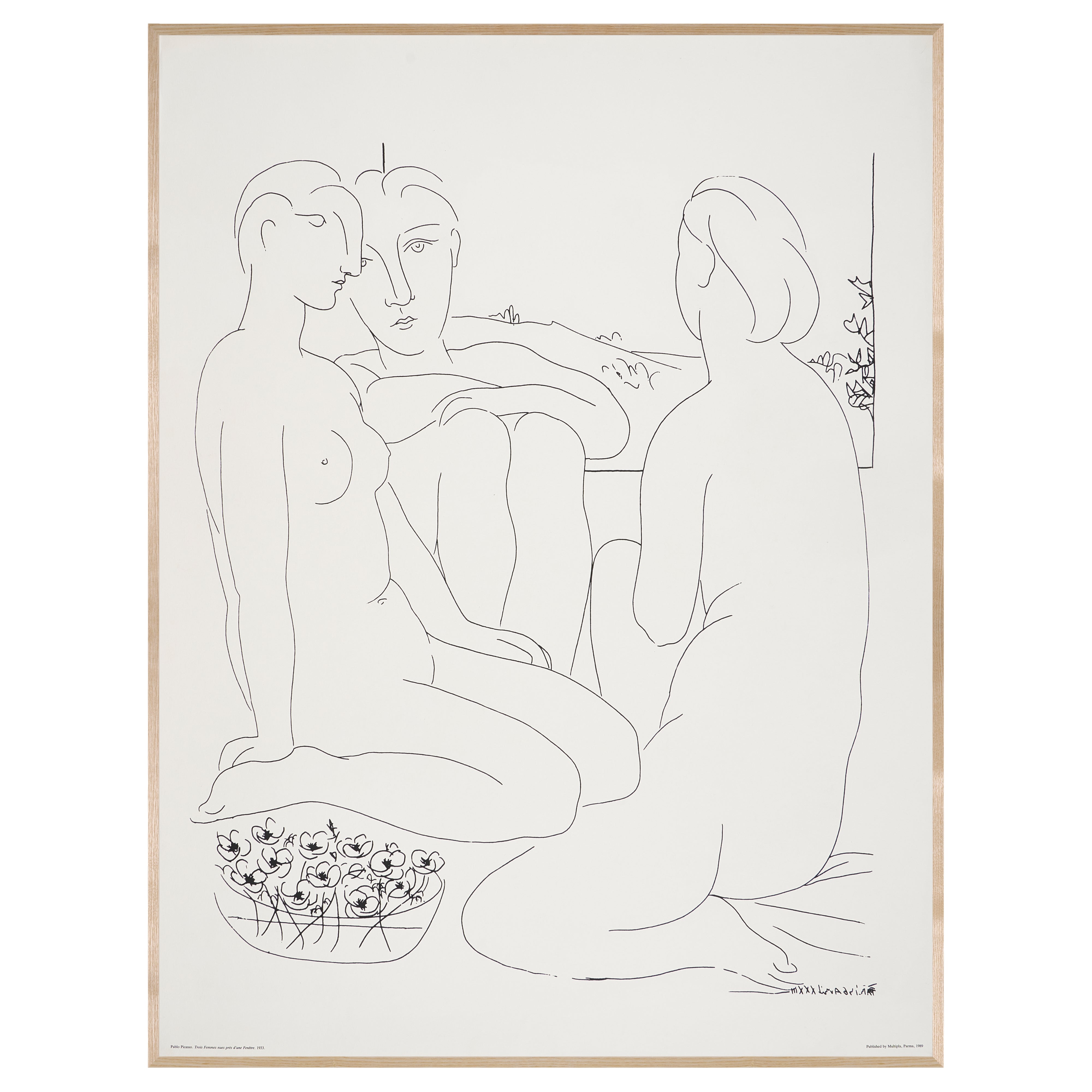 【限定10枚】Trois Femmes nues près d'une Fenêtre 1933 - MULTIPLA 1989 / パブロ・ピカソ