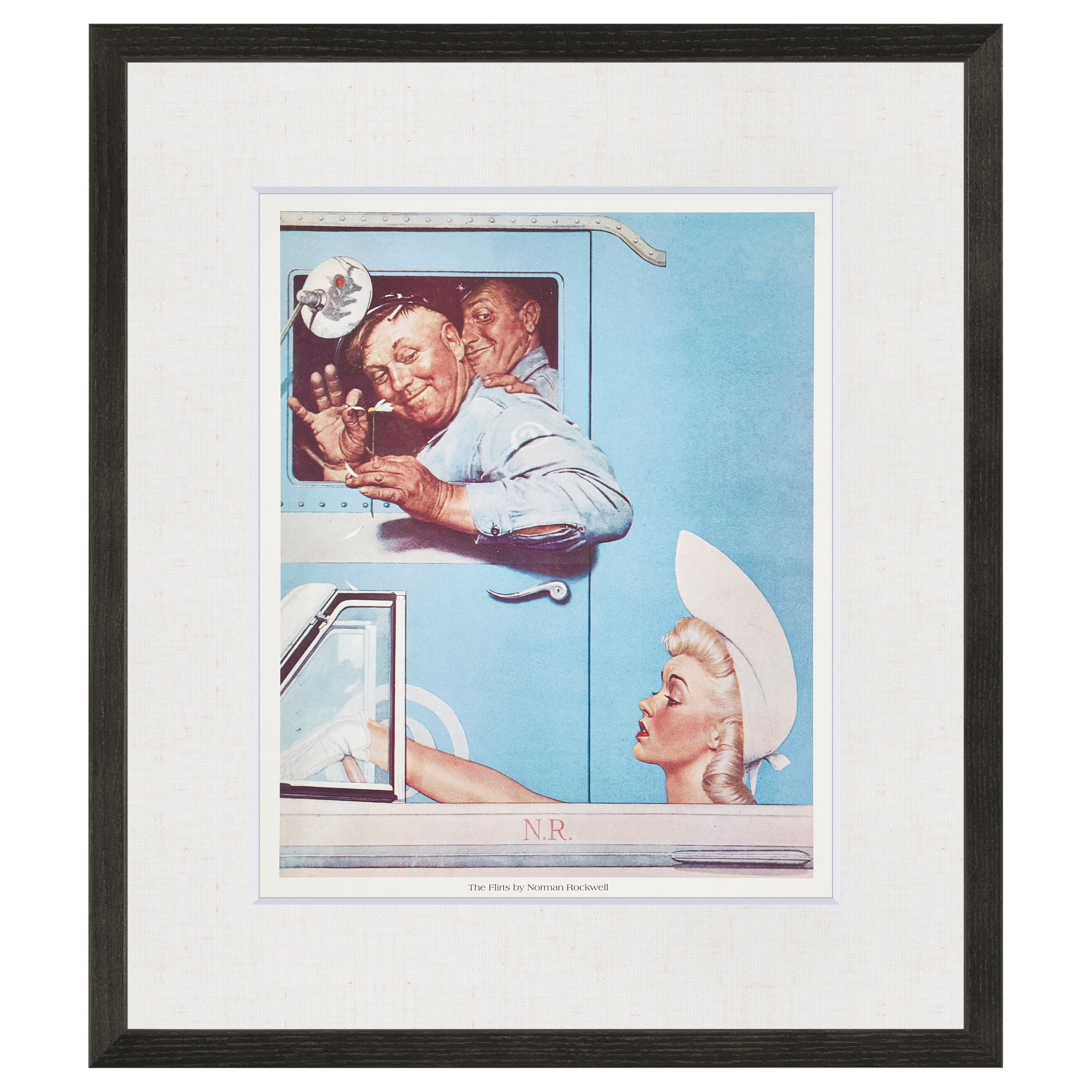 【限定10枚】The Flirts 1941 - CURTIS PUBLISHING 1992 (Small) / ノーマン・ロックウェル