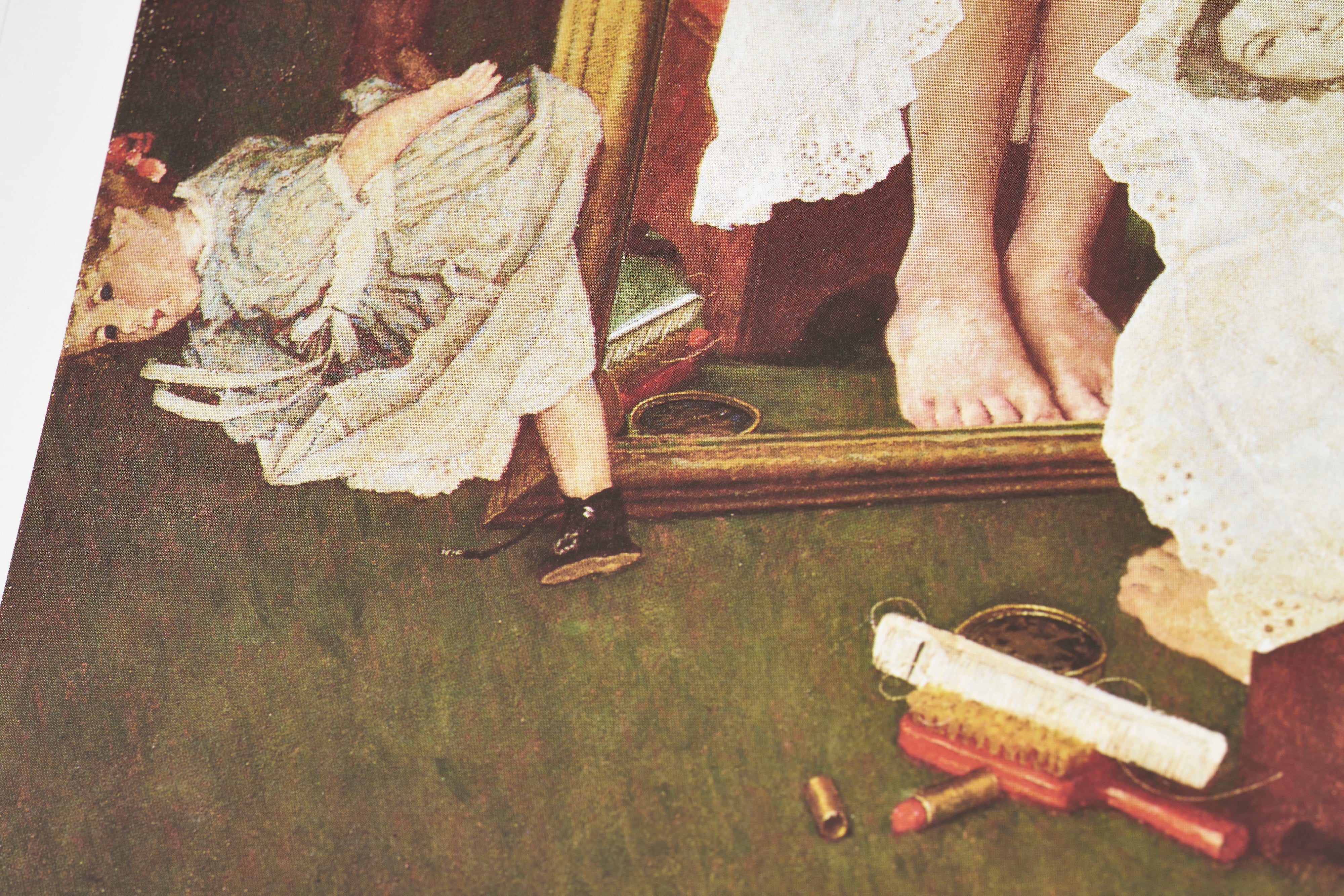 【限定10枚】Girl at the Mirror 1954 - CURTIS PUBLISHING 1992  / ノーマン・ロックウェル