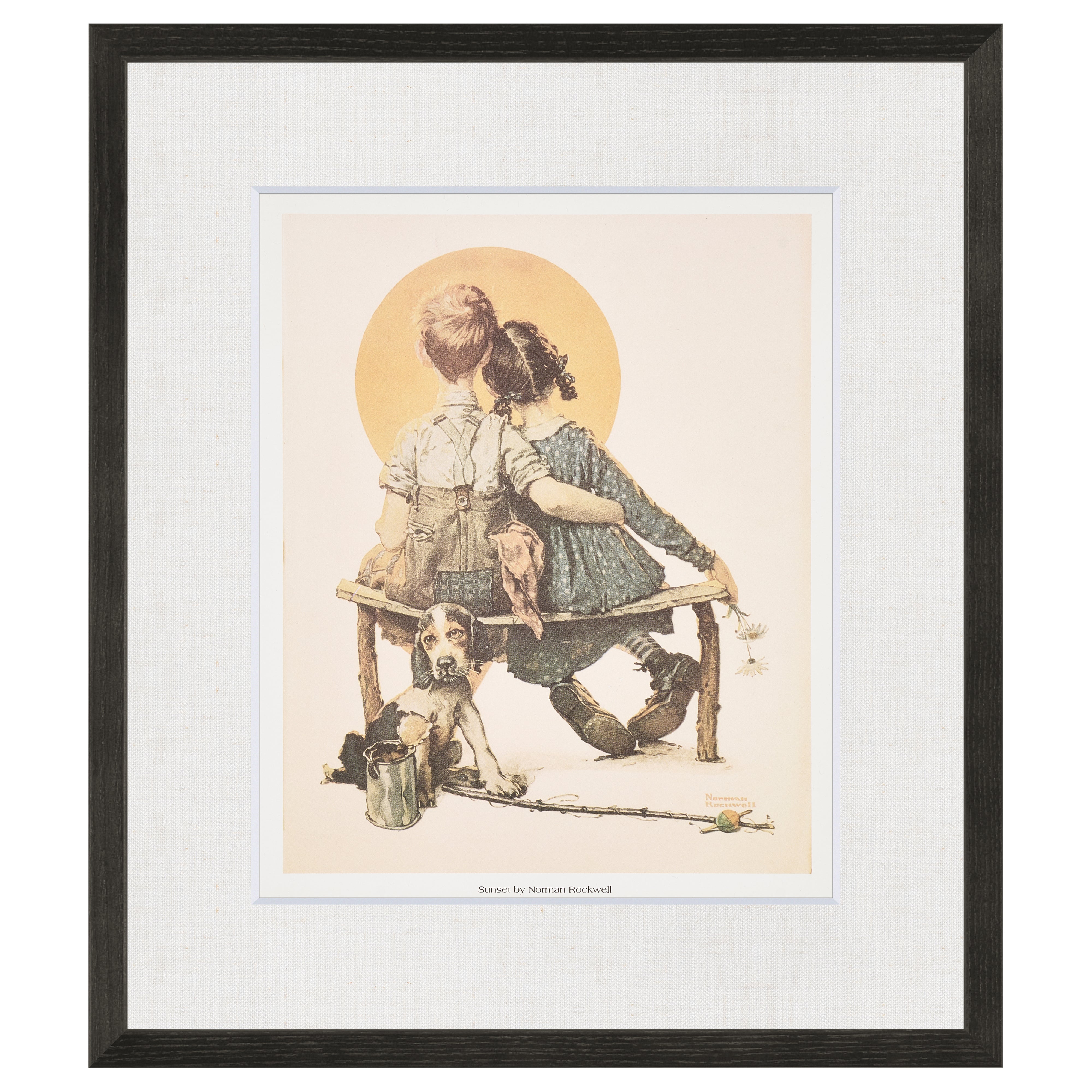 【限定10枚】Sunset 1926 - CURTIS PUBLISHING 1992 (Small) / ノーマン・ロックウェル