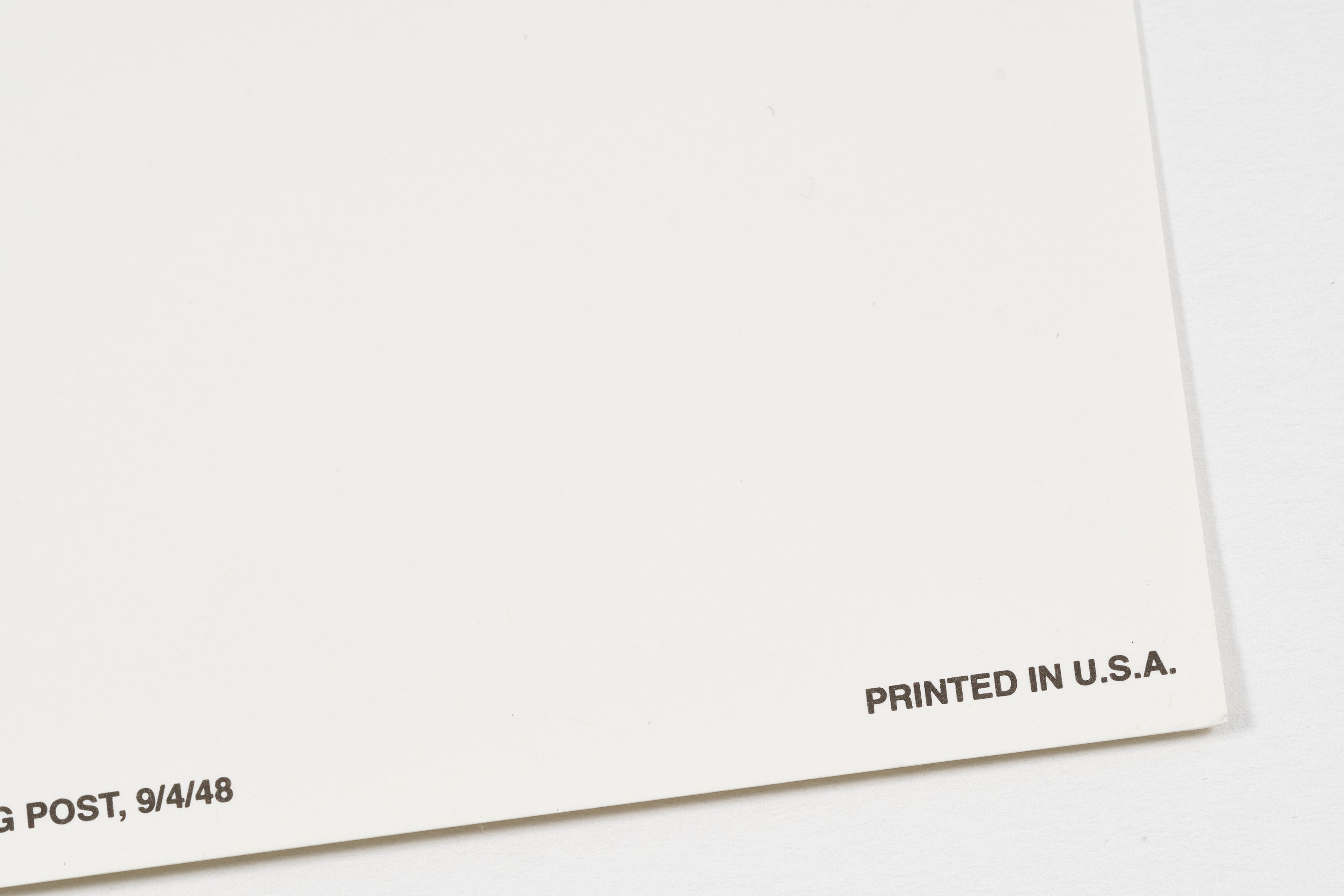 【限定10枚】The Dugout 1948 - CURTIS PUBLISHING 1992 (Small) / ノーマン・ロックウェル