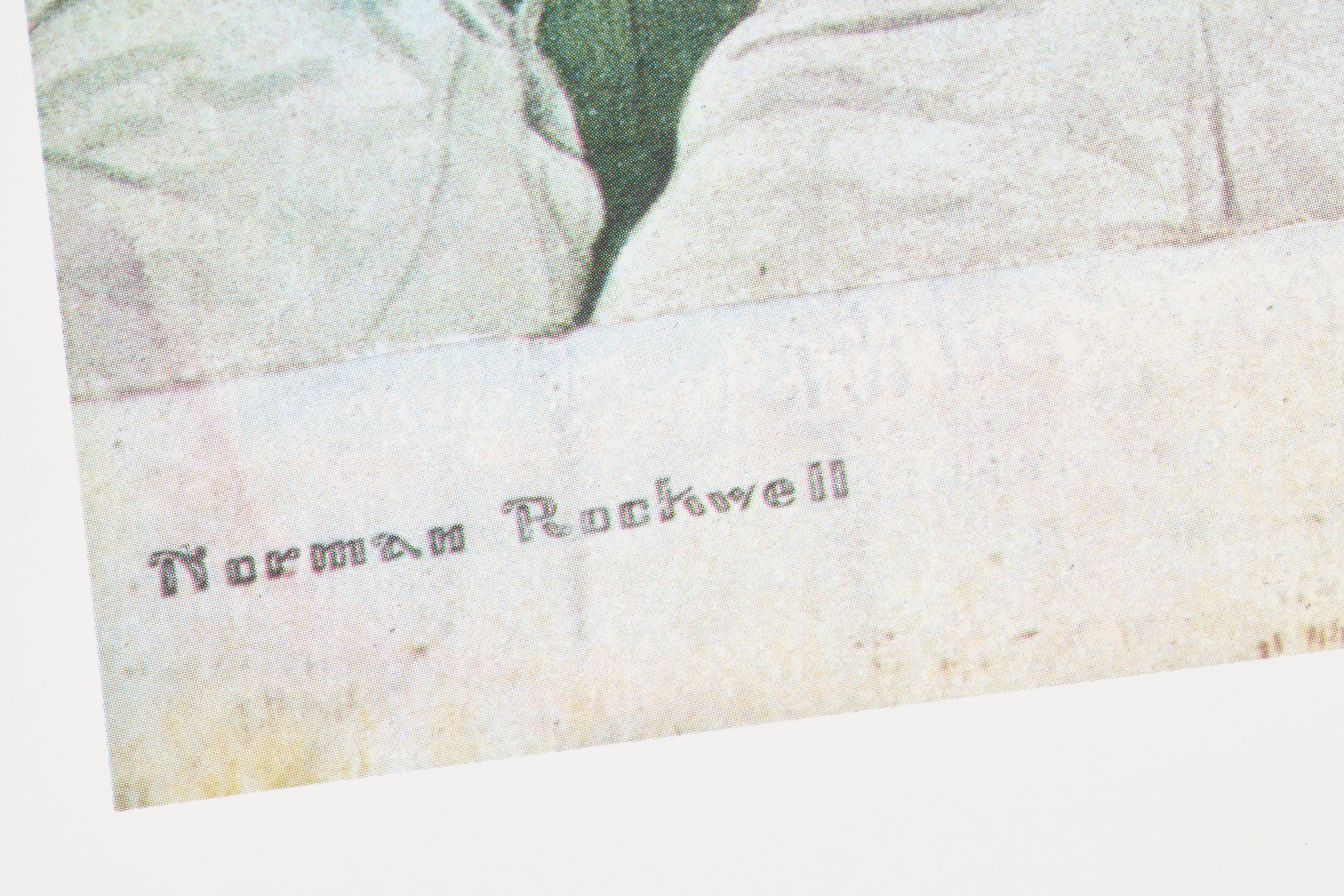 【限定10枚】The Dugout 1948 - CURTIS PUBLISHING 1992 (Small) / ノーマン・ロックウェル