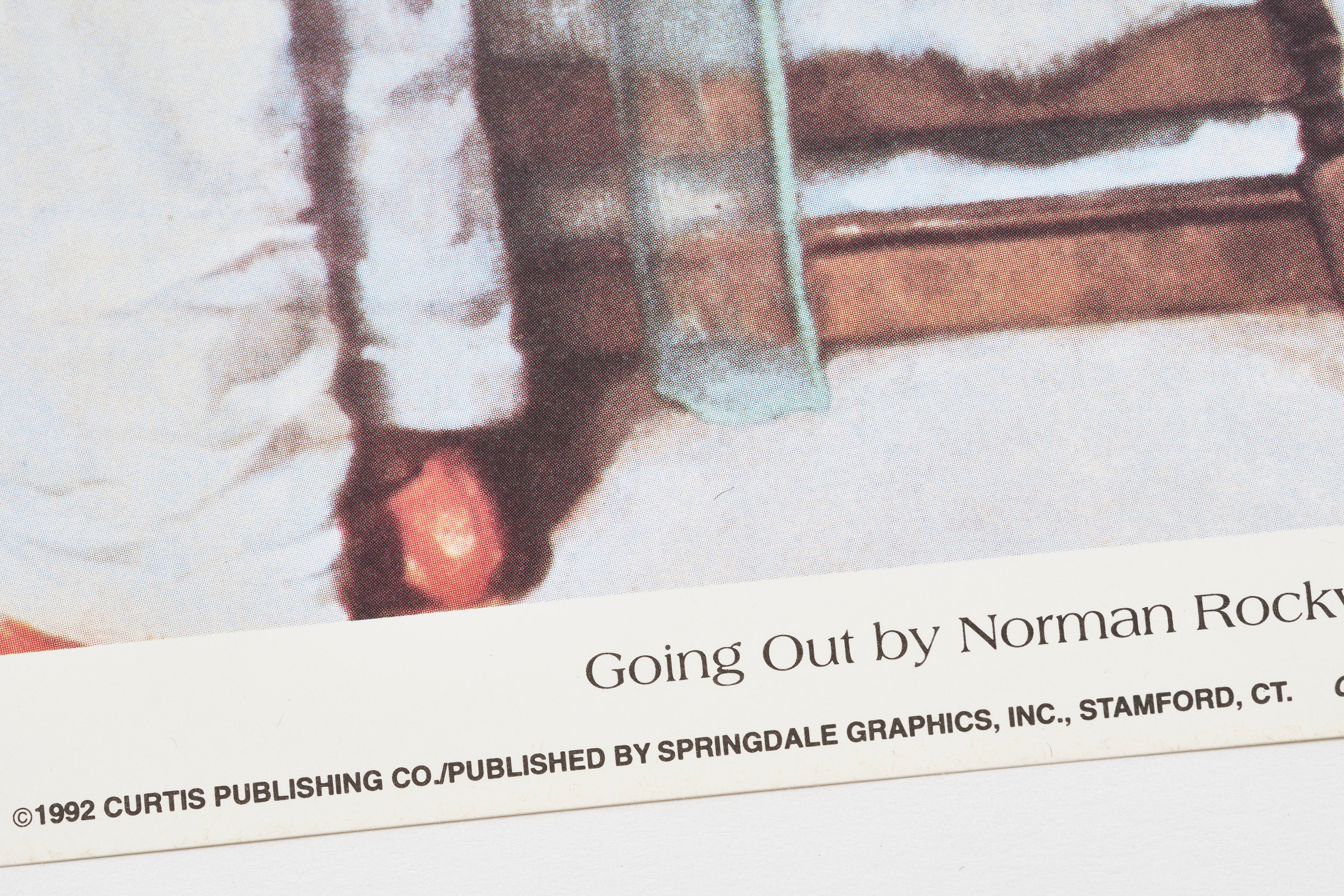 【限定10枚】Going Out 1933 - CURTIS PUBLISHING 1992 / ノーマン・ロックウェル
