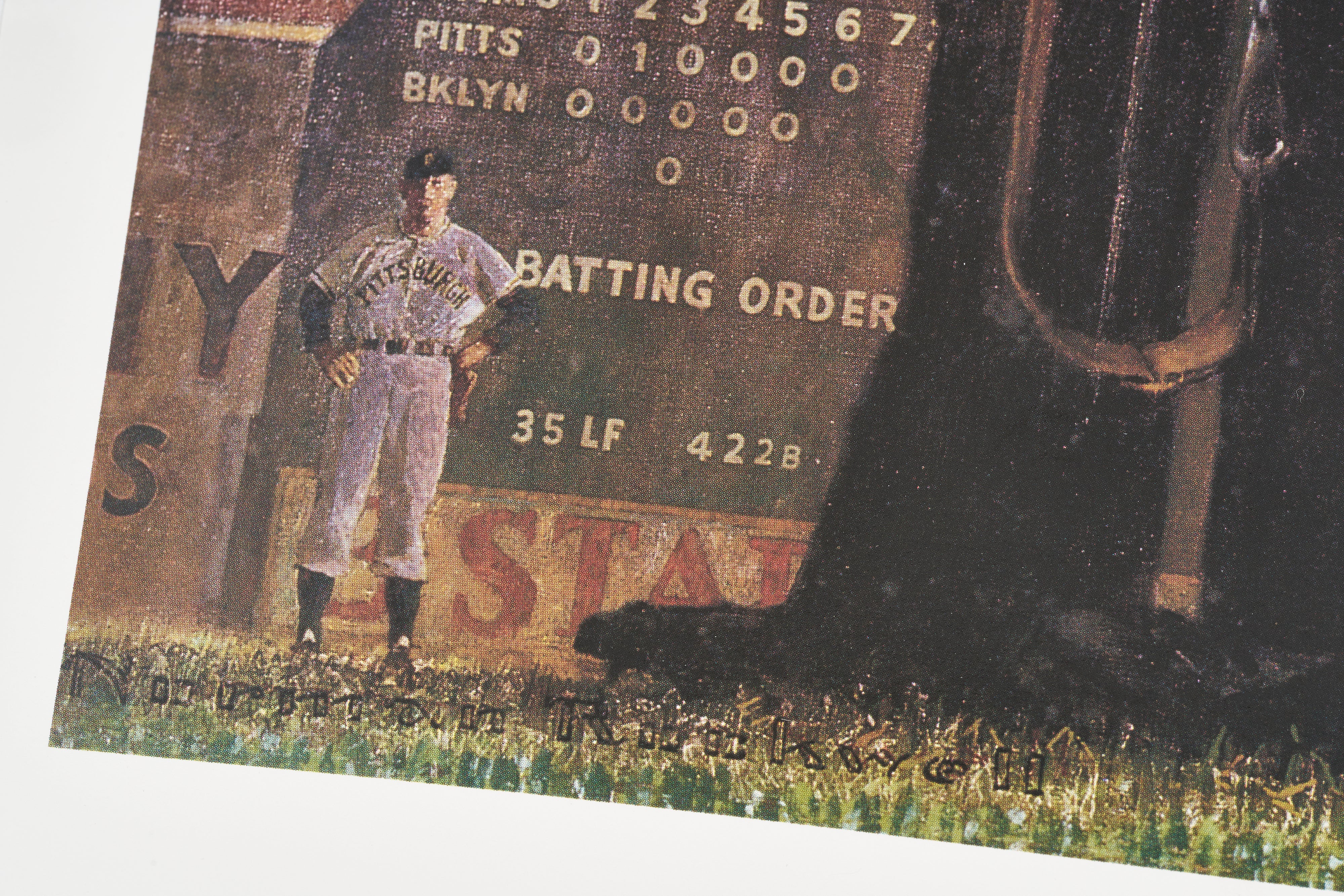 【限定10枚】Bottom of the Sixth 1949 - CURTIS PUBLISHING 1992 (Big) / ノーマン・ロックウェル