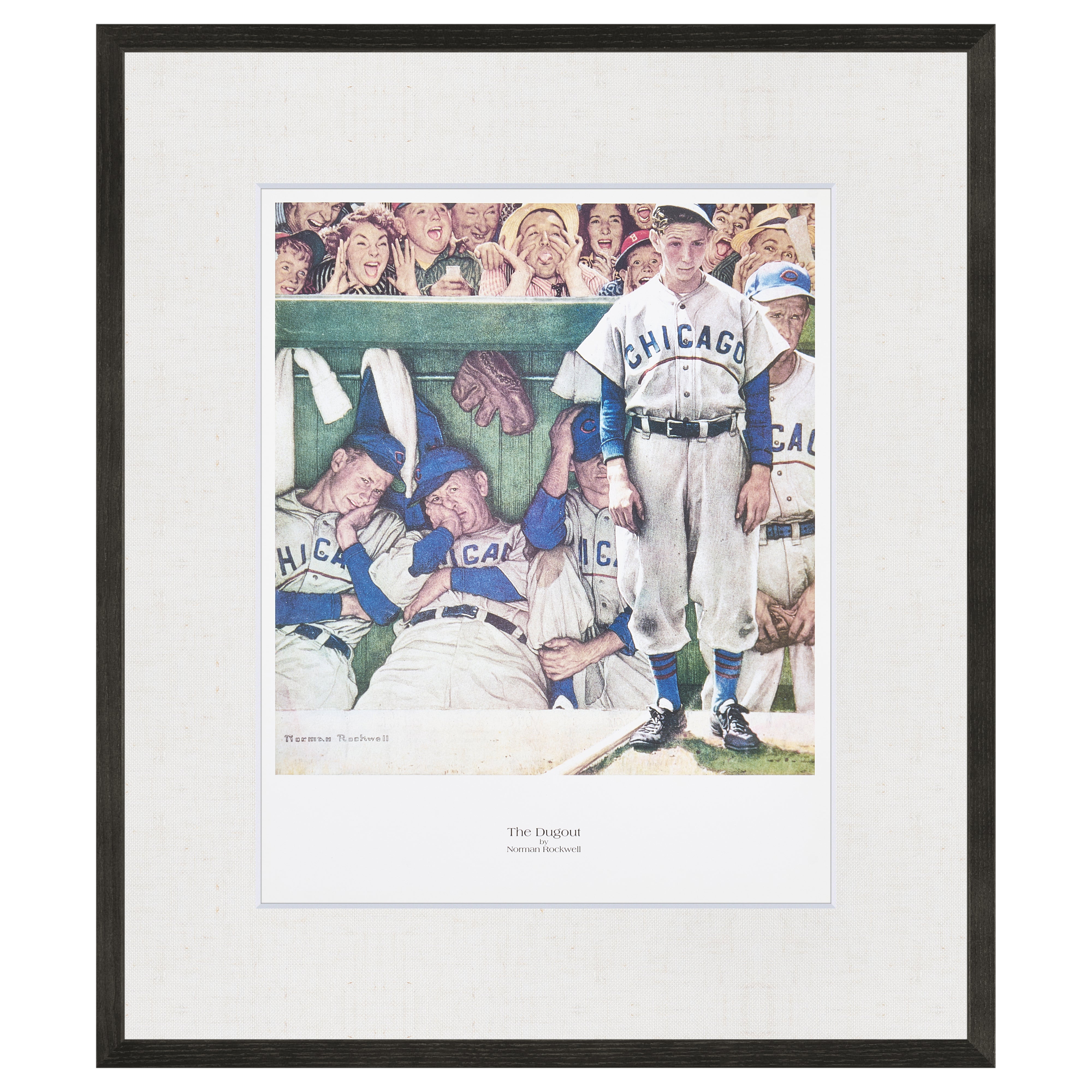 【限定10枚】The Dugout 1948 - CURTIS PUBLISHING 1992 (Big) / ノーマン・ロックウェル