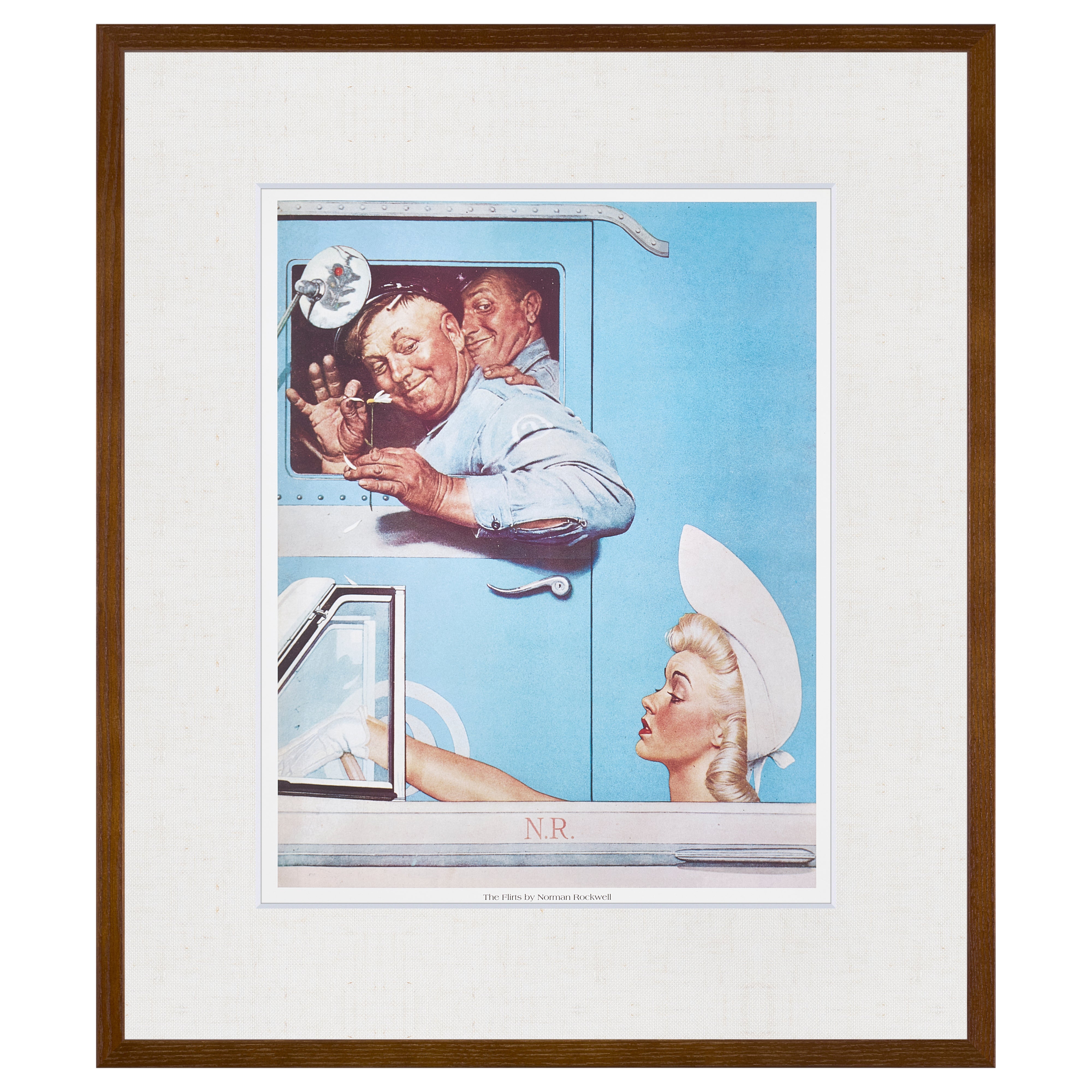 【限定10枚】The Flirts 1941 - CURTIS PUBLISHING 1992 (Big) / ノーマン・ロックウェル