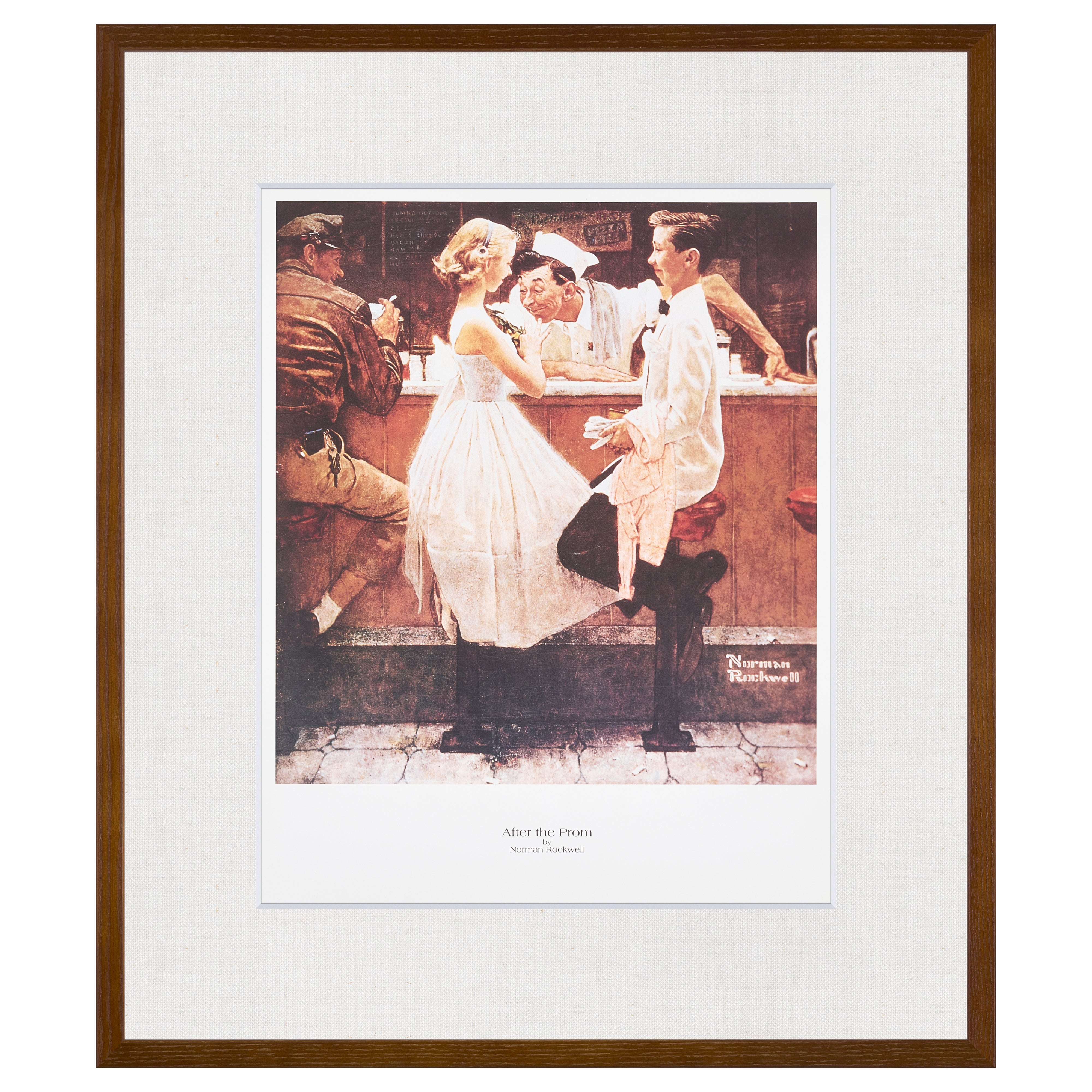 【限定10枚】After the Prom 1957 - CURTIS PUBLISHING 1992 / ノーマン・ロックウェル