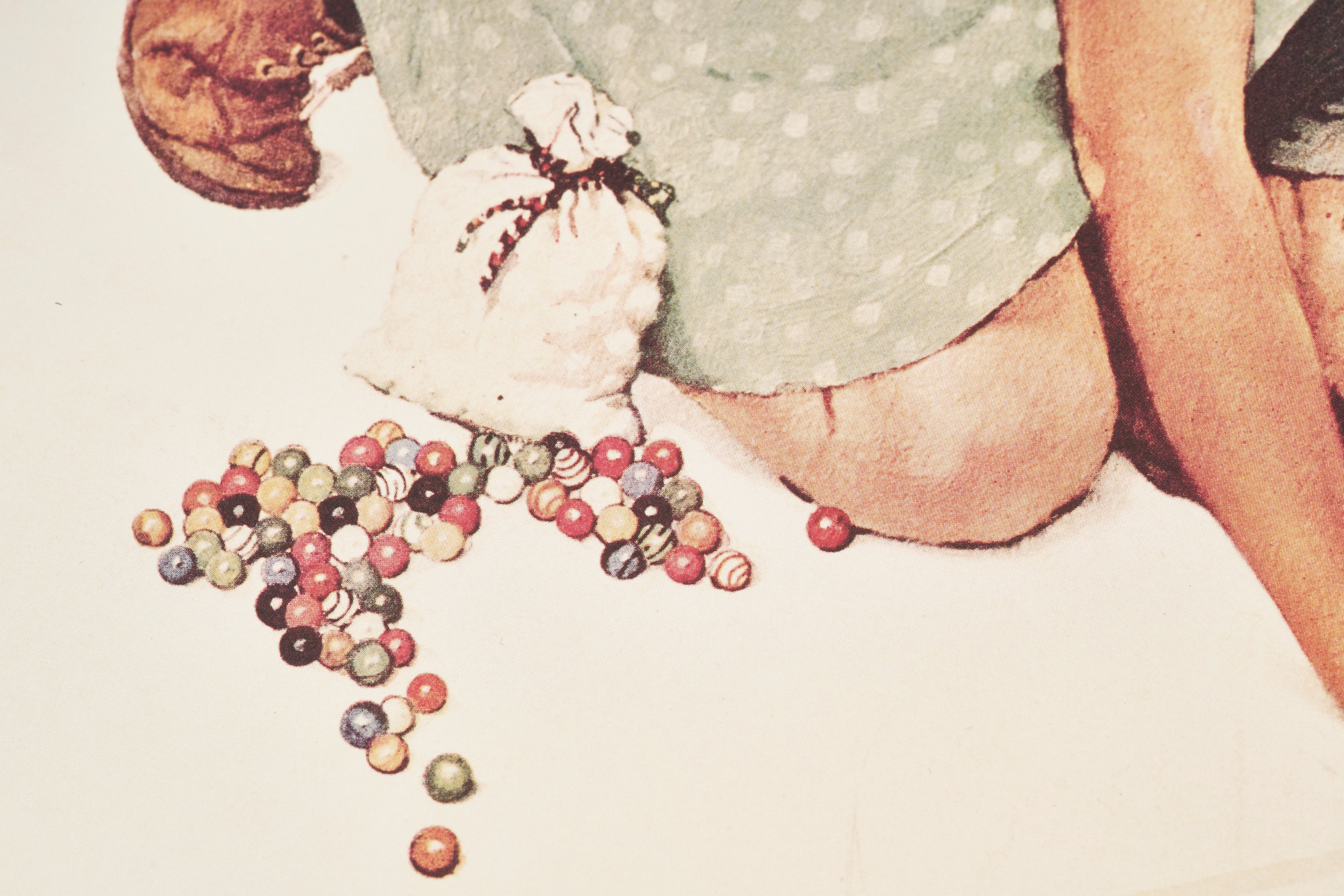 【限定10枚】Marbles Champ 1939 - CURTIS PUBLISHING 1992 (Big) / ノーマン・ロックウェル