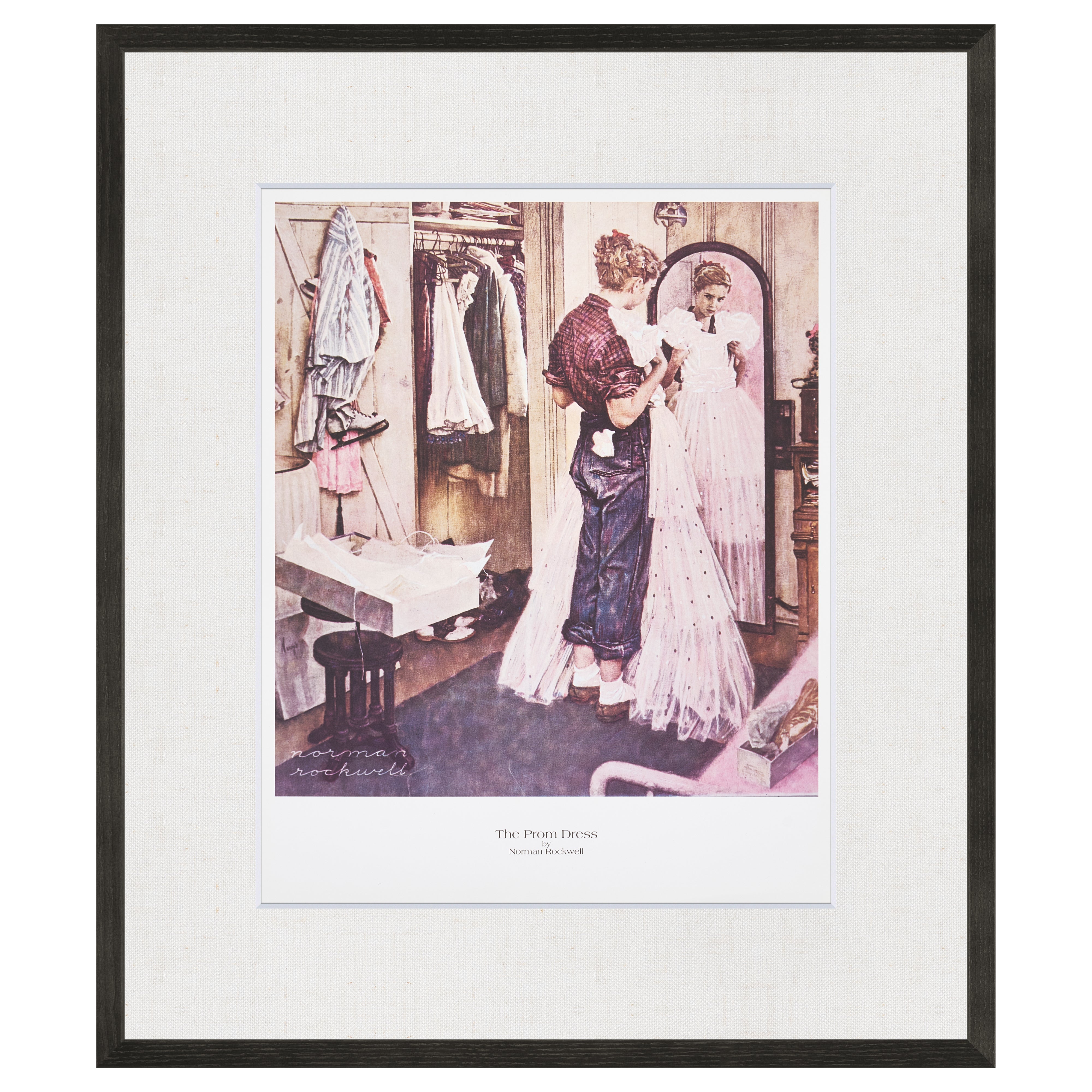 【限定10枚】The Prom Dress 1949 - CURTIS PUBLISHING 1992 / ノーマン・ロックウェル