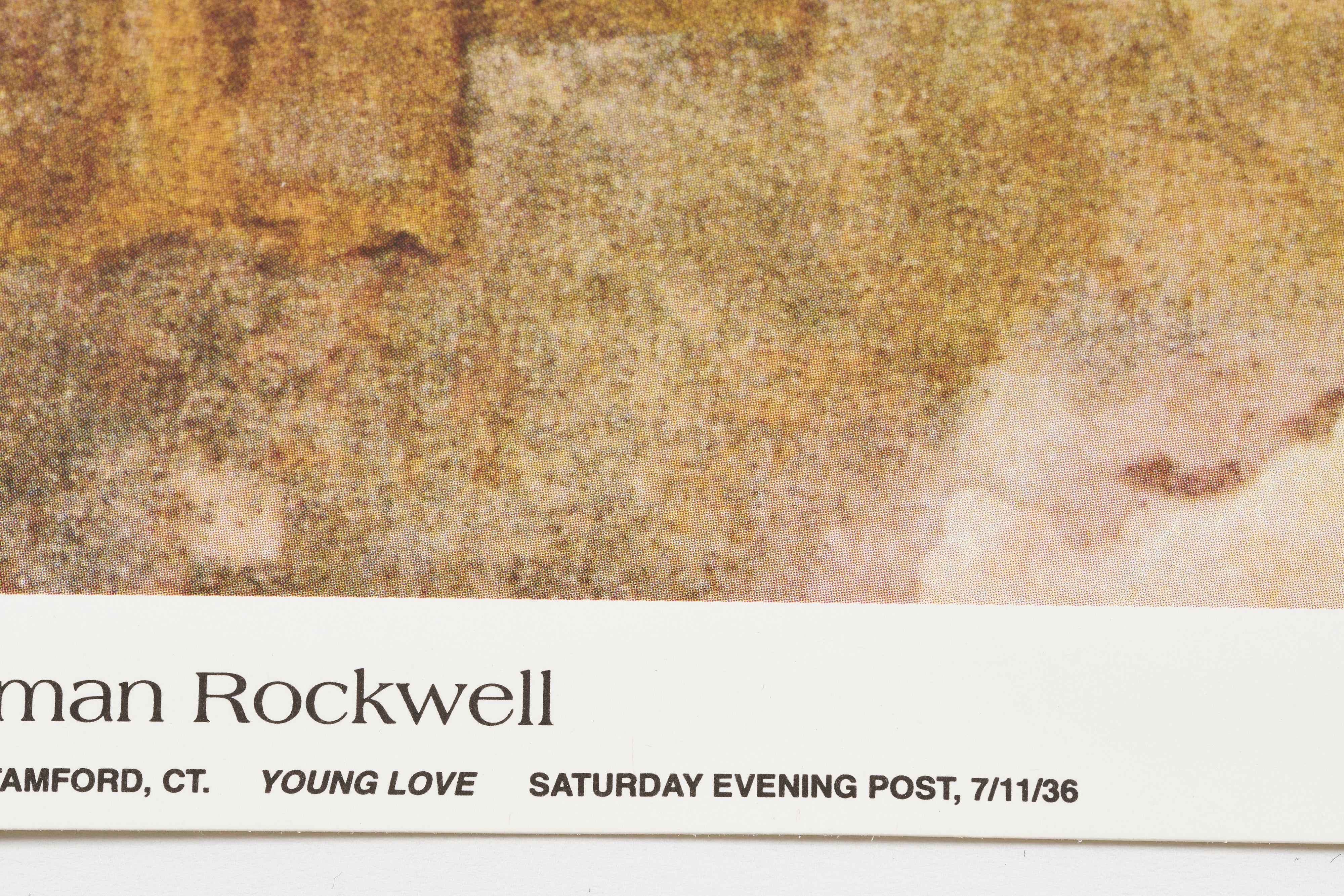 【限定10枚】Young Love 1936 - CURTIS PUBLISHING 1992 / ノーマン・ロックウェル