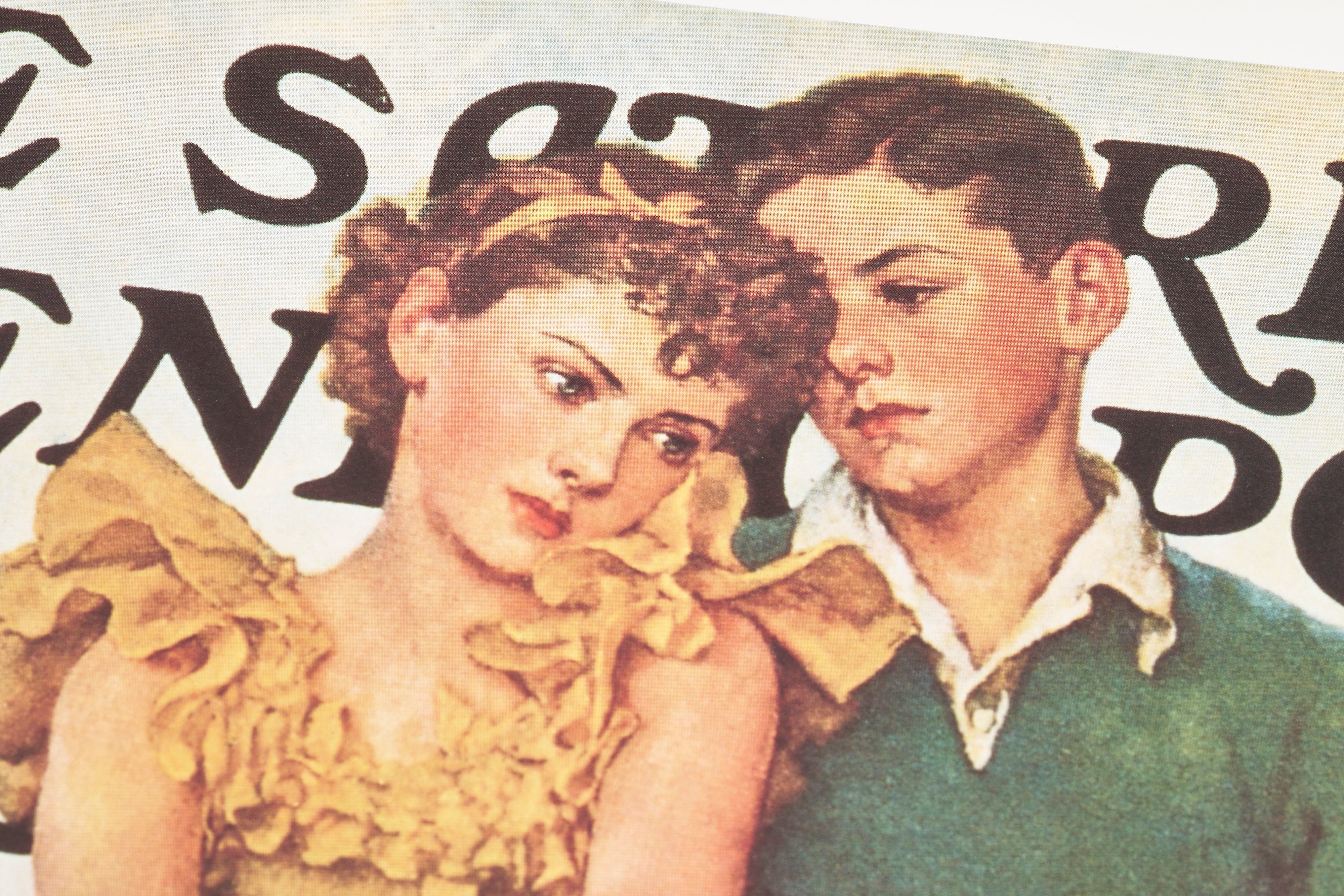 【限定10枚】Young Love 1936 - CURTIS PUBLISHING 1992 / ノーマン・ロックウェル