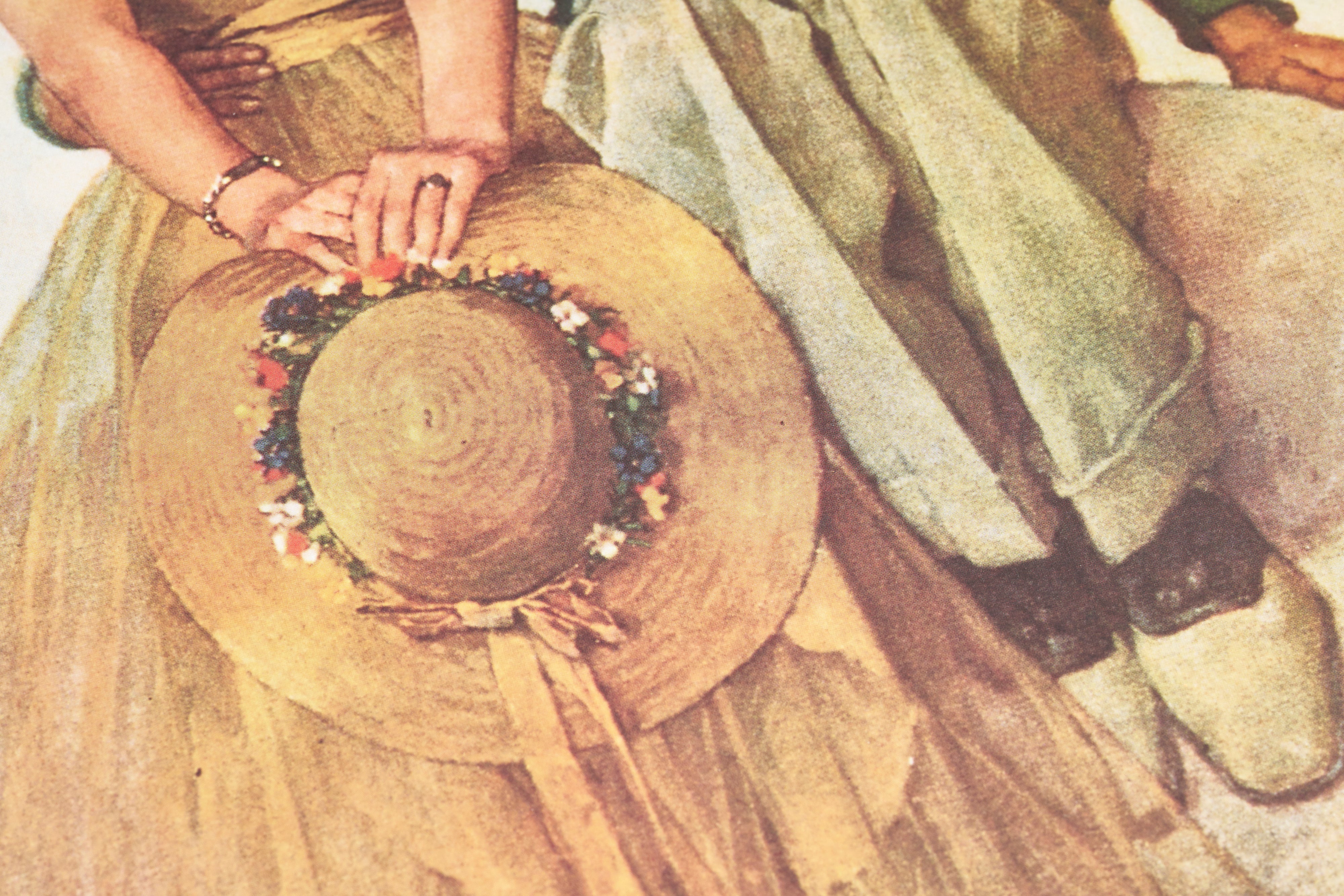 【限定10枚】Young Love 1936 - CURTIS PUBLISHING 1992 / ノーマン・ロックウェル