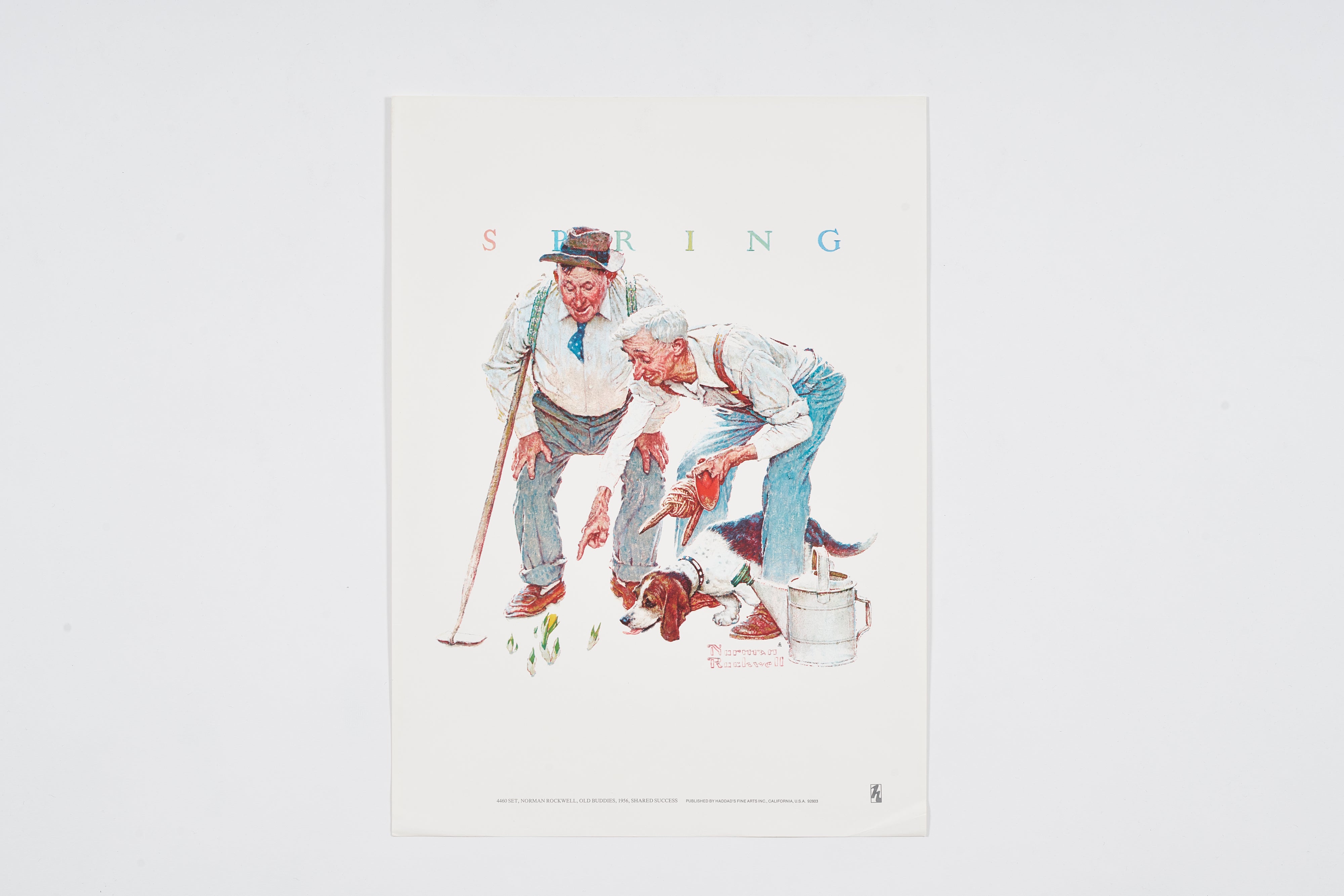 【限定10枚】Old Buddies, Shared Success 1956 - HADDAD’S FINE ARTS 1980s / ノーマン・ロックウェル