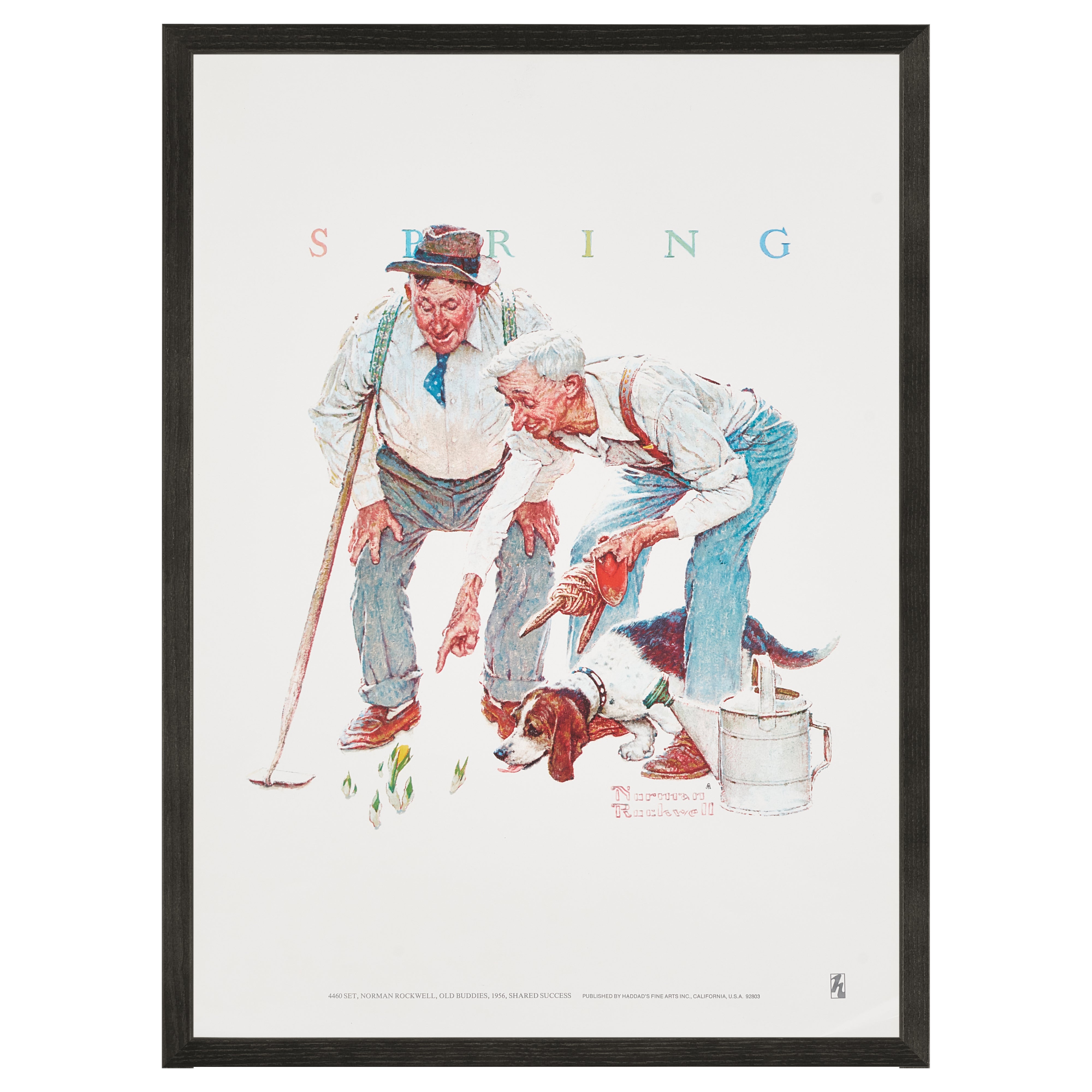 【限定10枚】Old Buddies, Shared Success 1956 - HADDAD’S FINE ARTS 1980s / ノーマン・ロックウェル