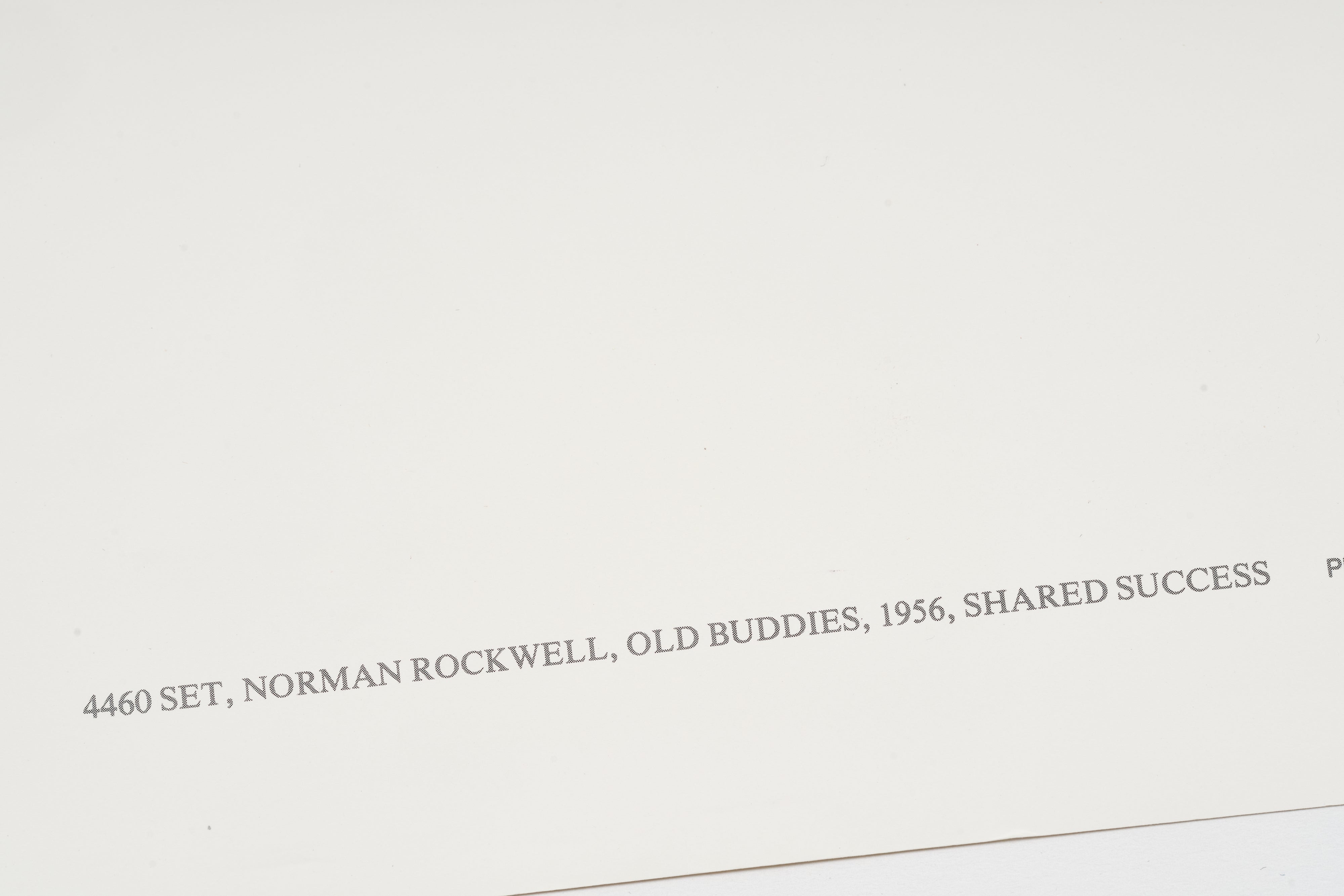 【限定10枚】Old Buddies, Shared Success 1956 - HADDAD’S FINE ARTS 1980s / ノーマン・ロックウェル