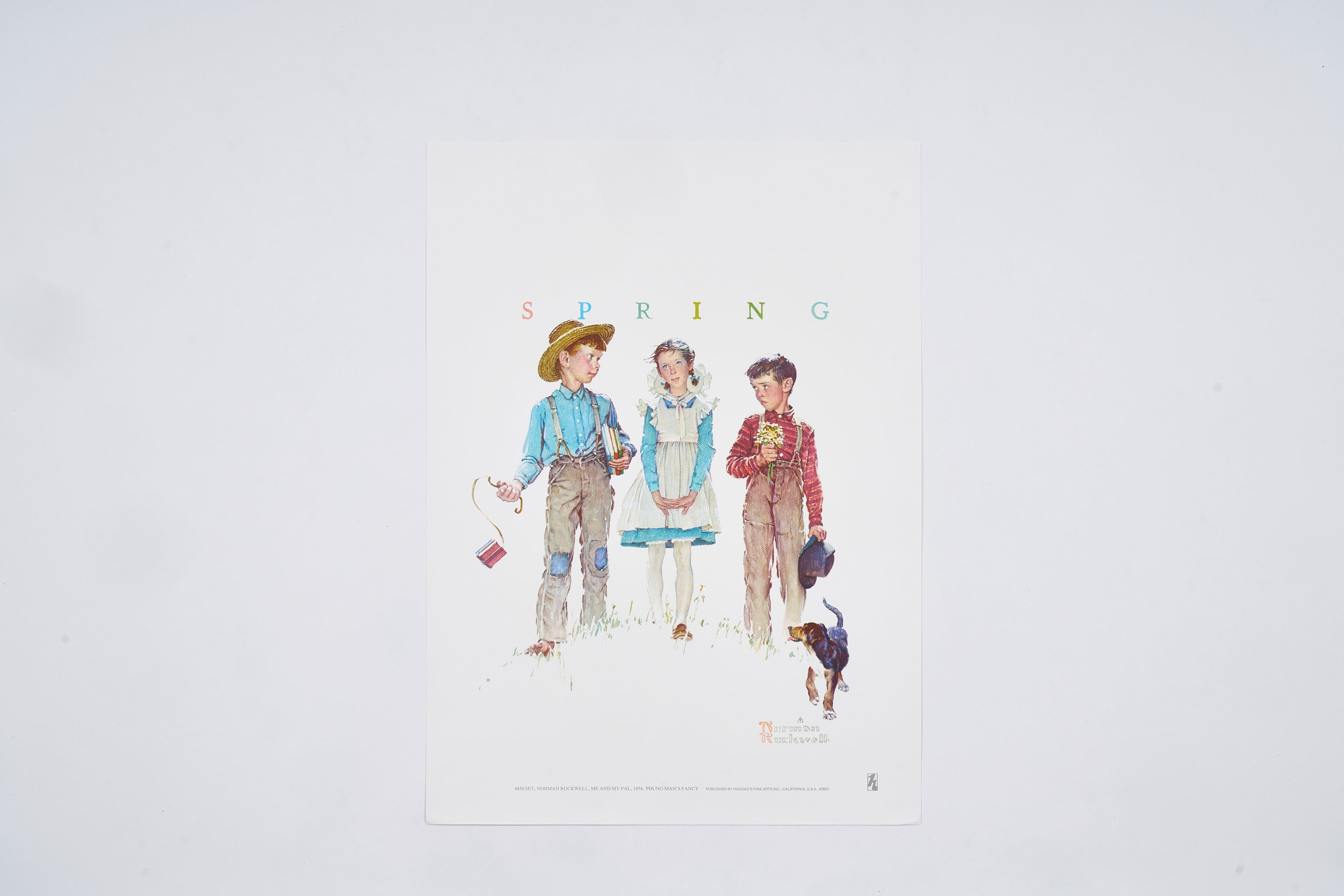 【限定10枚】Me and My Pal, Young Man’s Fancy 1954 - HADDAD’S FINE ARTS 1980s / ノーマン・ロックウェル