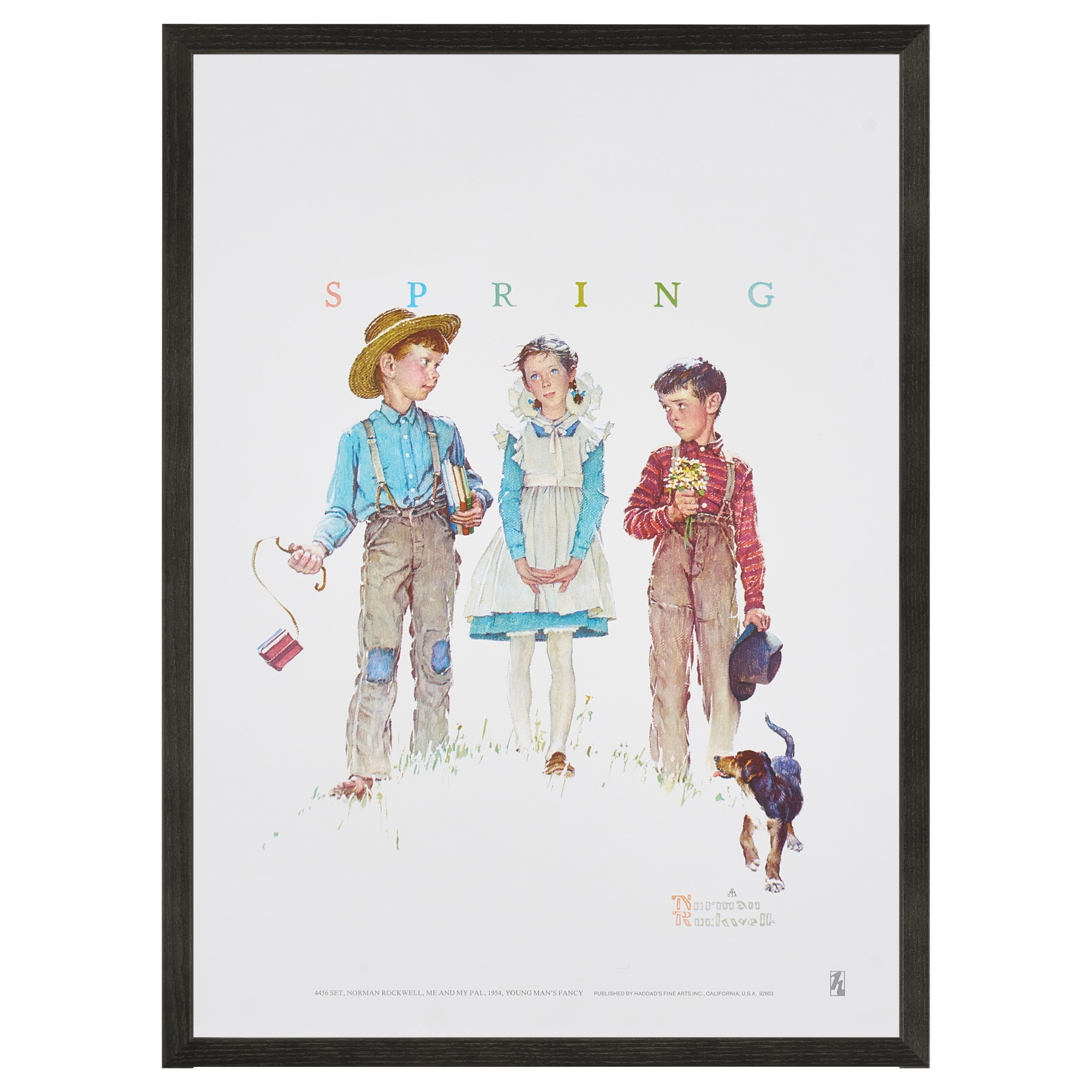 【限定10枚】Me and My Pal, Young Man’s Fancy 1954 - HADDAD’S FINE ARTS 1980s / ノーマン・ロックウェル