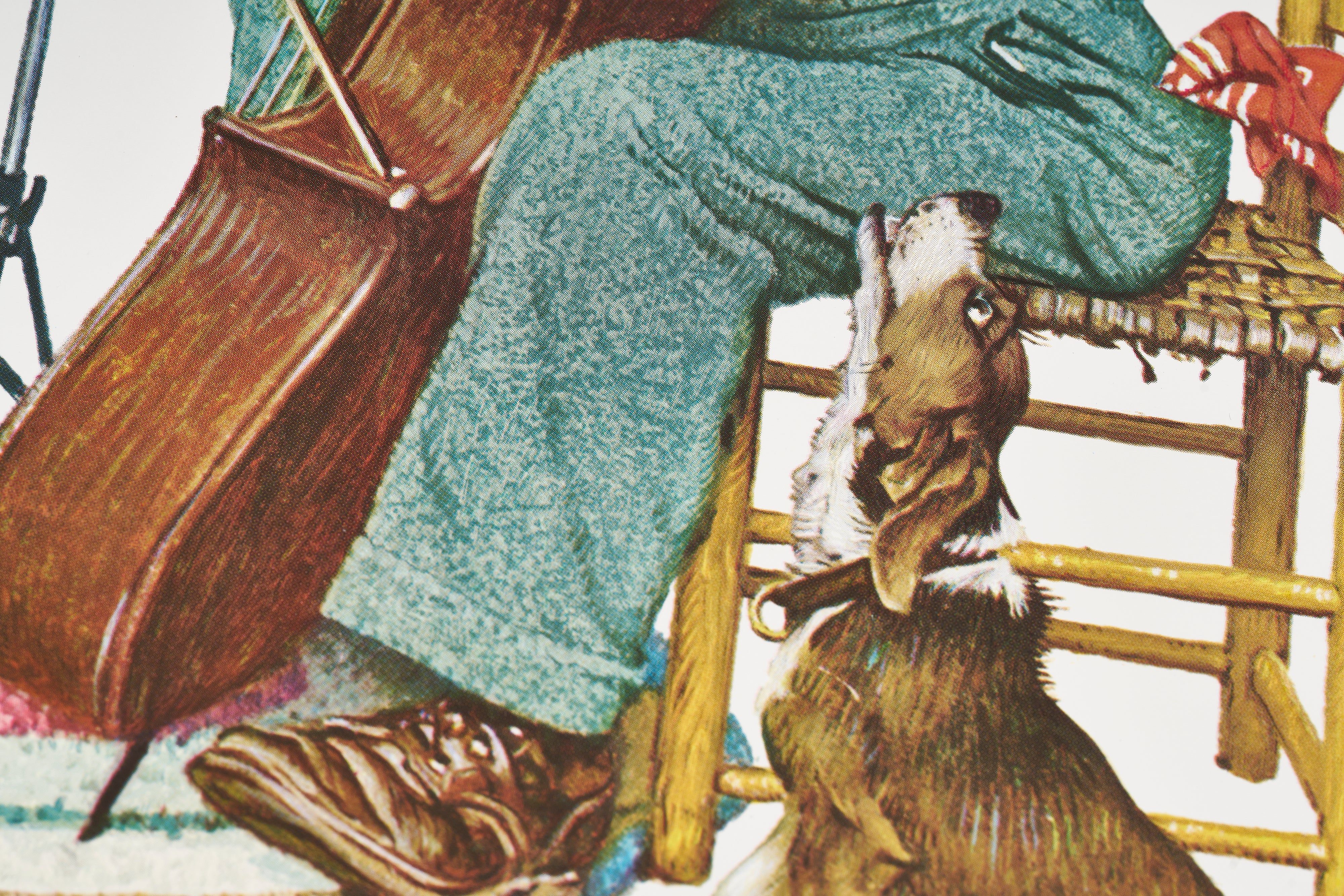 【限定10枚】Old Timers, Canine Solo 1953 - HADDAD’S FINE ARTS 1980s / ノーマン・ロックウェル