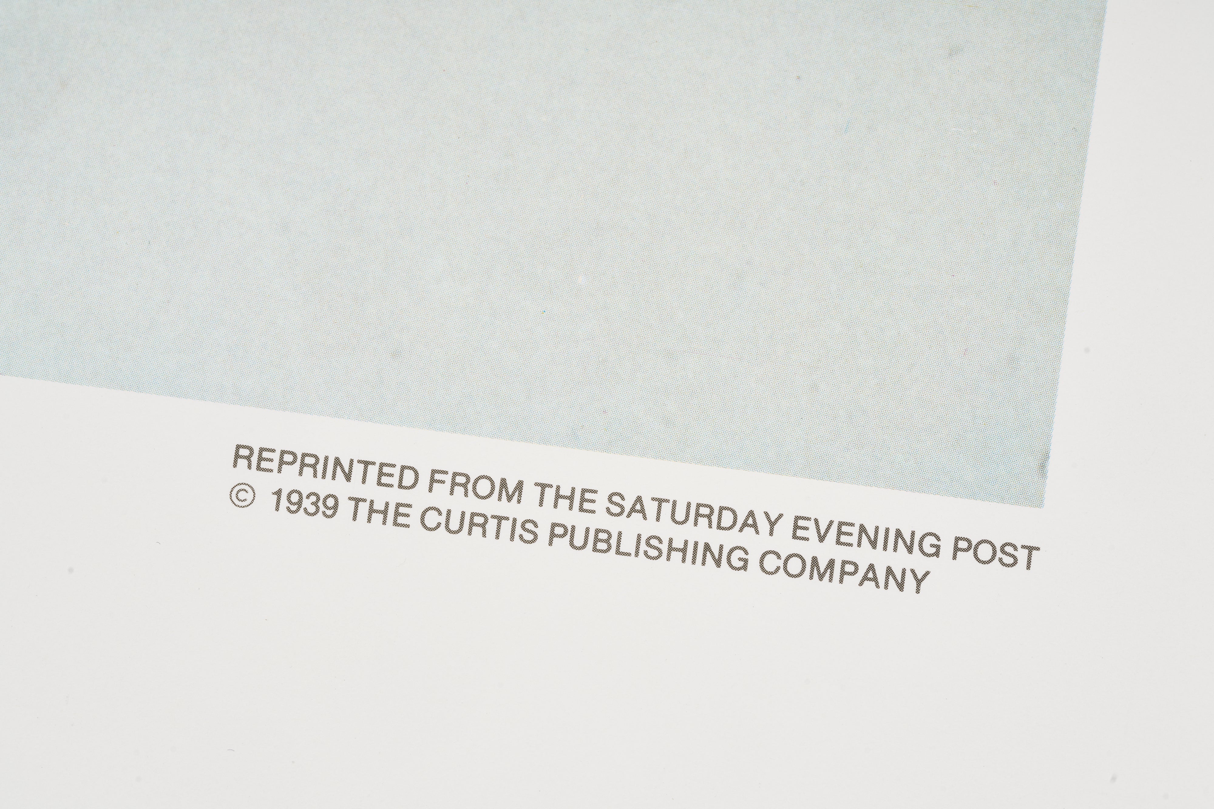 【限定5枚】Neighborhood Champ 1939 - CURTIS PUBLISHING 1982 / ノーマン・ロックウェル