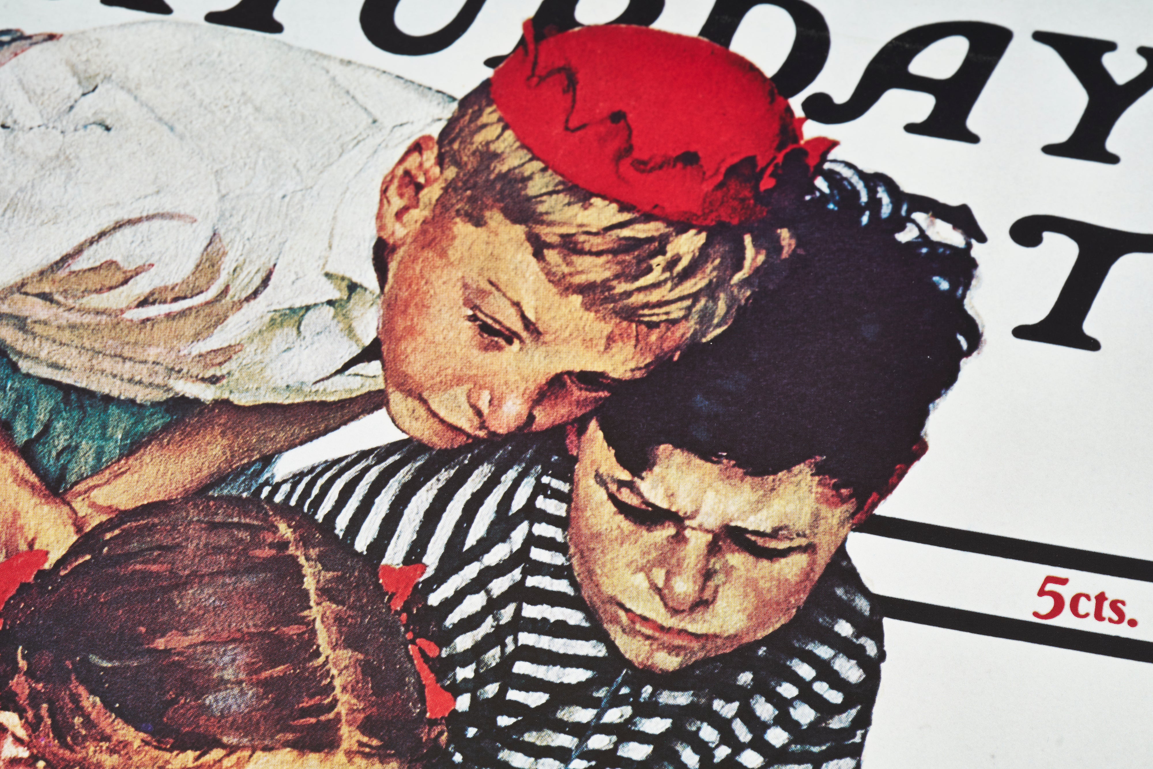 【限定5枚】Neighborhood Champ 1939 - CURTIS PUBLISHING 1982 / ノーマン・ロックウェル