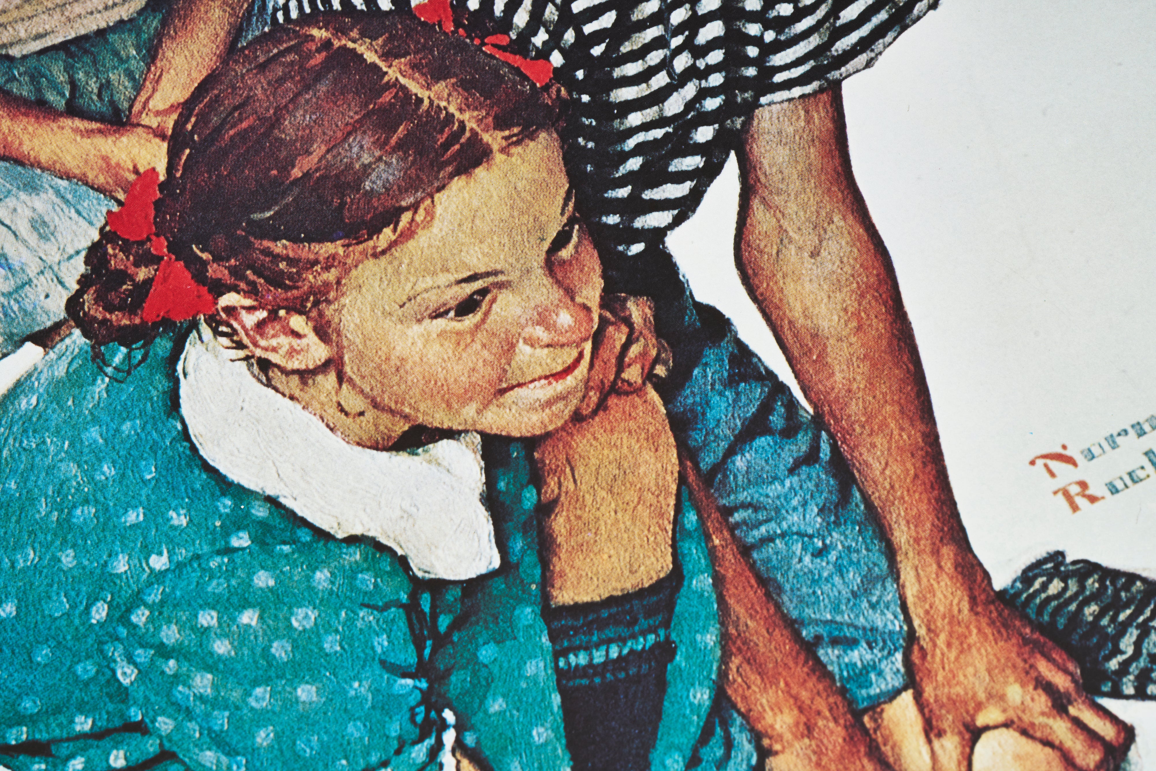 【限定5枚】Neighborhood Champ 1939 - CURTIS PUBLISHING 1982 / ノーマン・ロックウェル