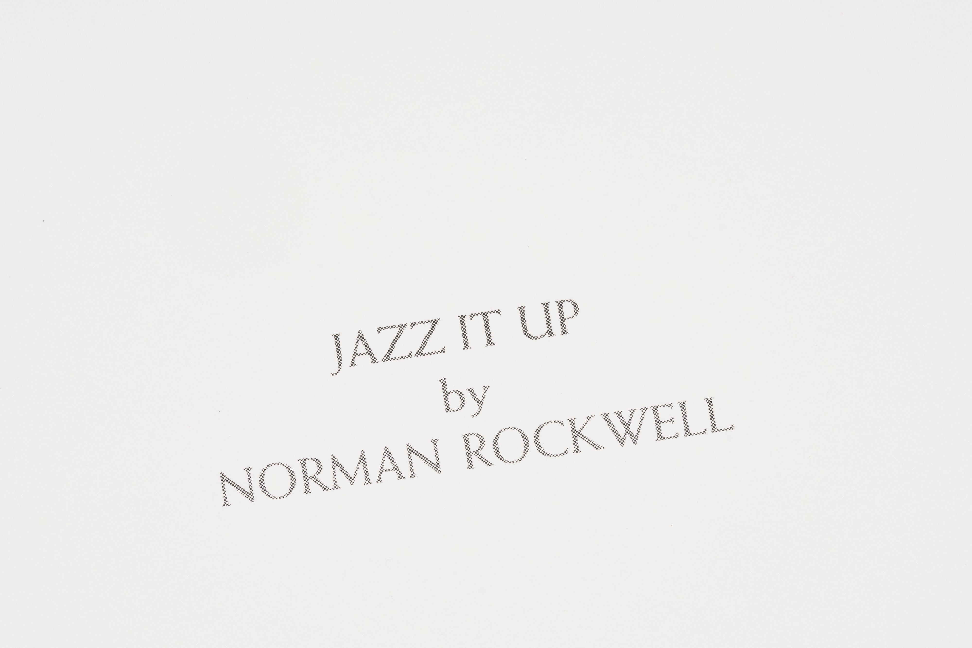 【限定10枚】Jazz It Up 1929 - CURTIS PUBLISHING 1980s / ノーマン・ロックウェル