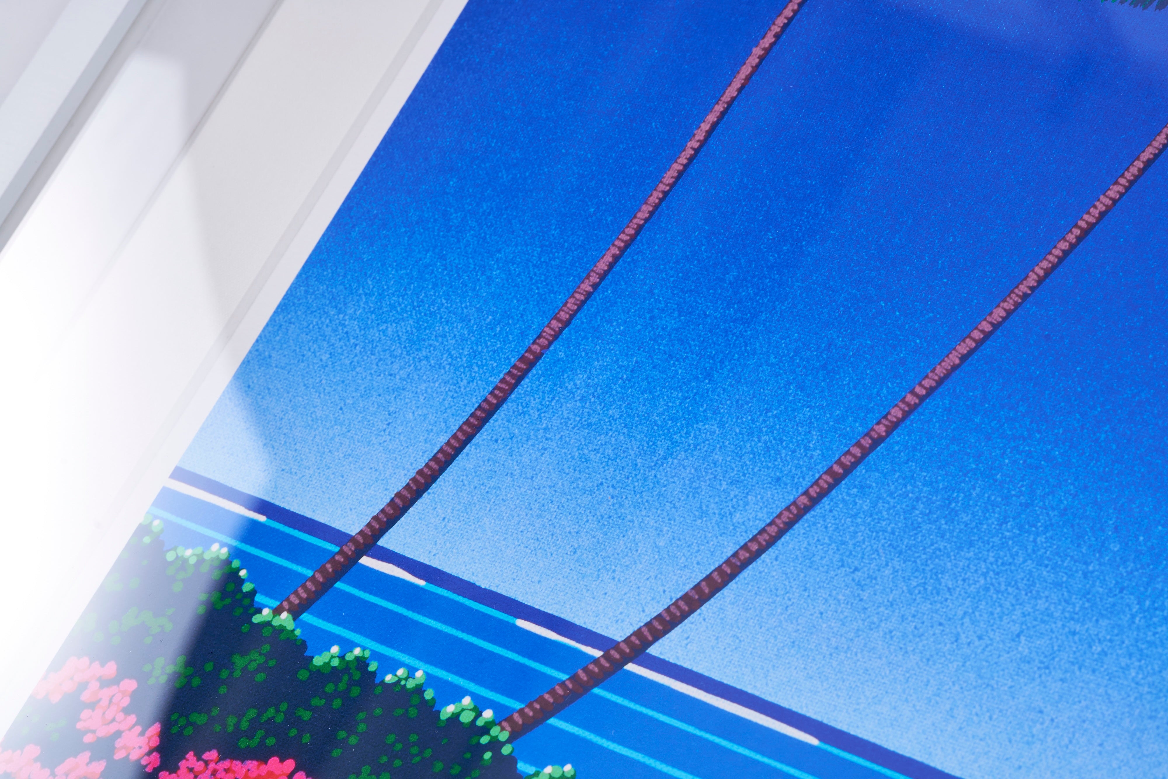 【購入特典付】Cerulean Dream 版画額装品 直筆サイン入り / 永井 博 <限定エディション数:80枚>