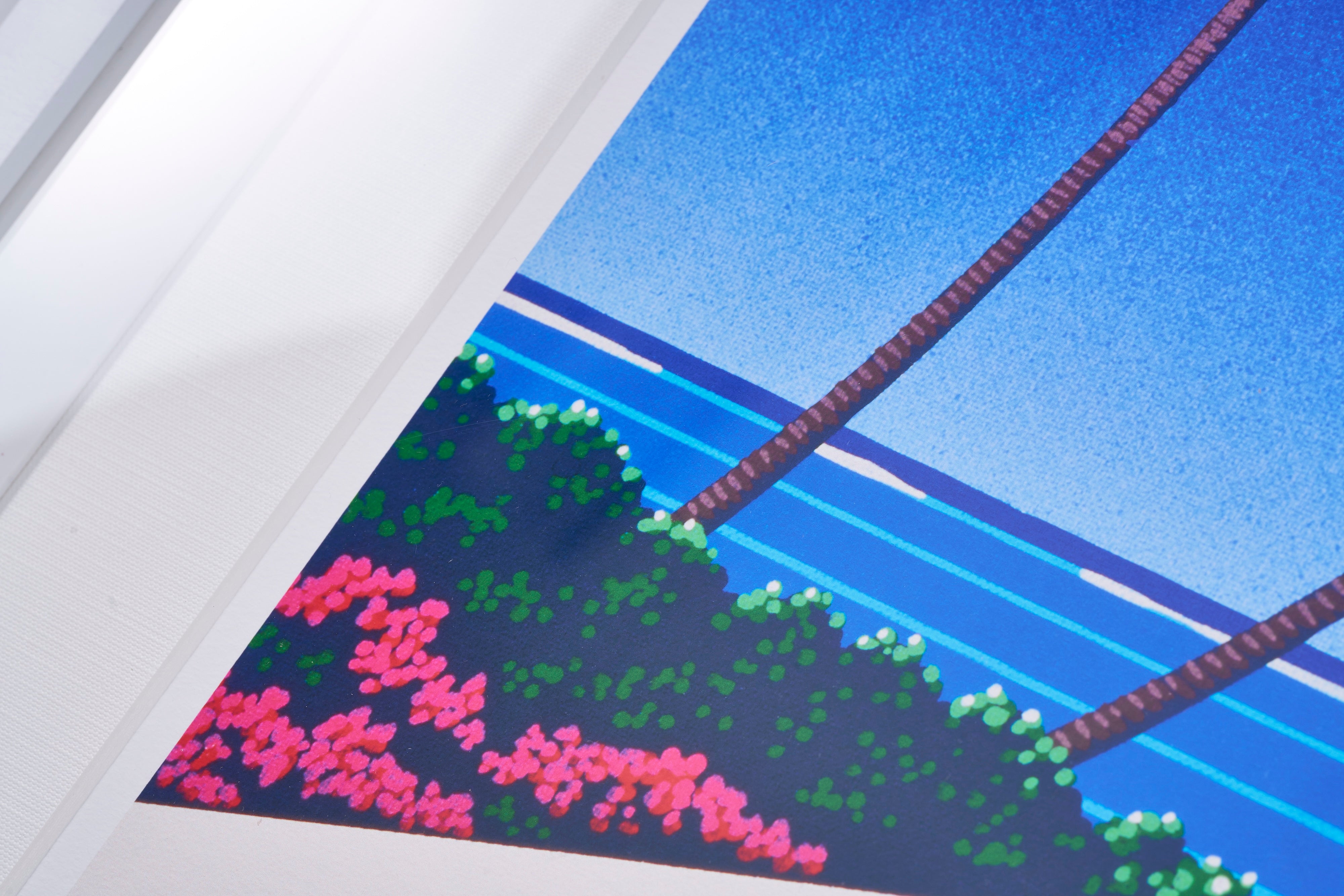 【購入特典付】Cerulean Dream 版画額装品 直筆サイン入り / 永井 博 <限定エディション数:80枚>